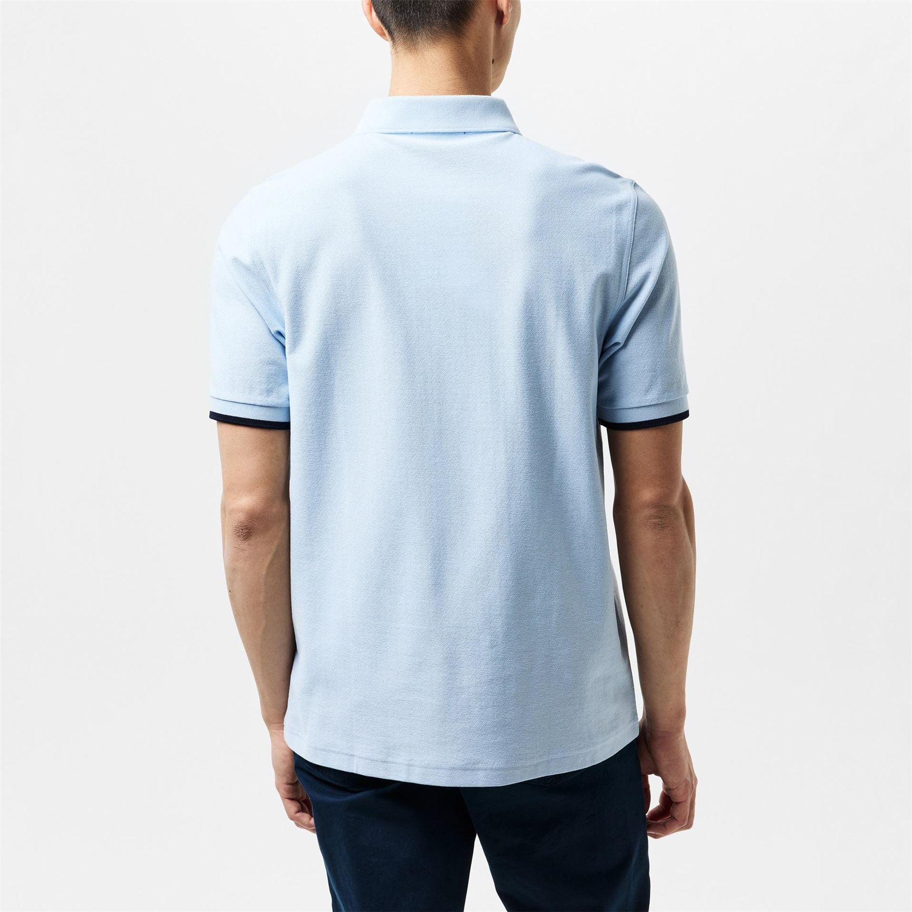 Fred Perry Crepe Zipped Short Sleeve Polo Shirt
