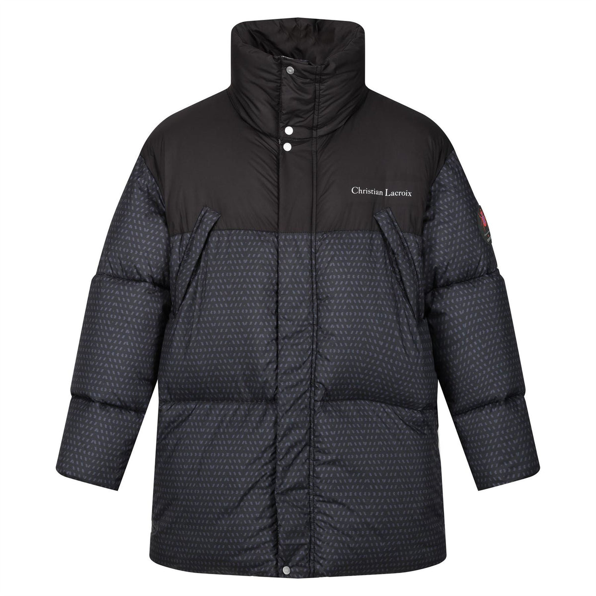 Regatta Solid Snap Button Puffer Jacket with Woven Cuff