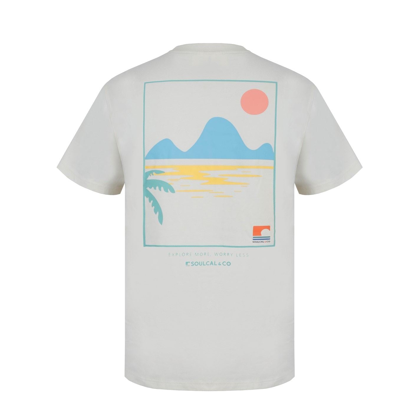 SoulCal Regular Fit Geographic Print Crew Neck T-Shirt