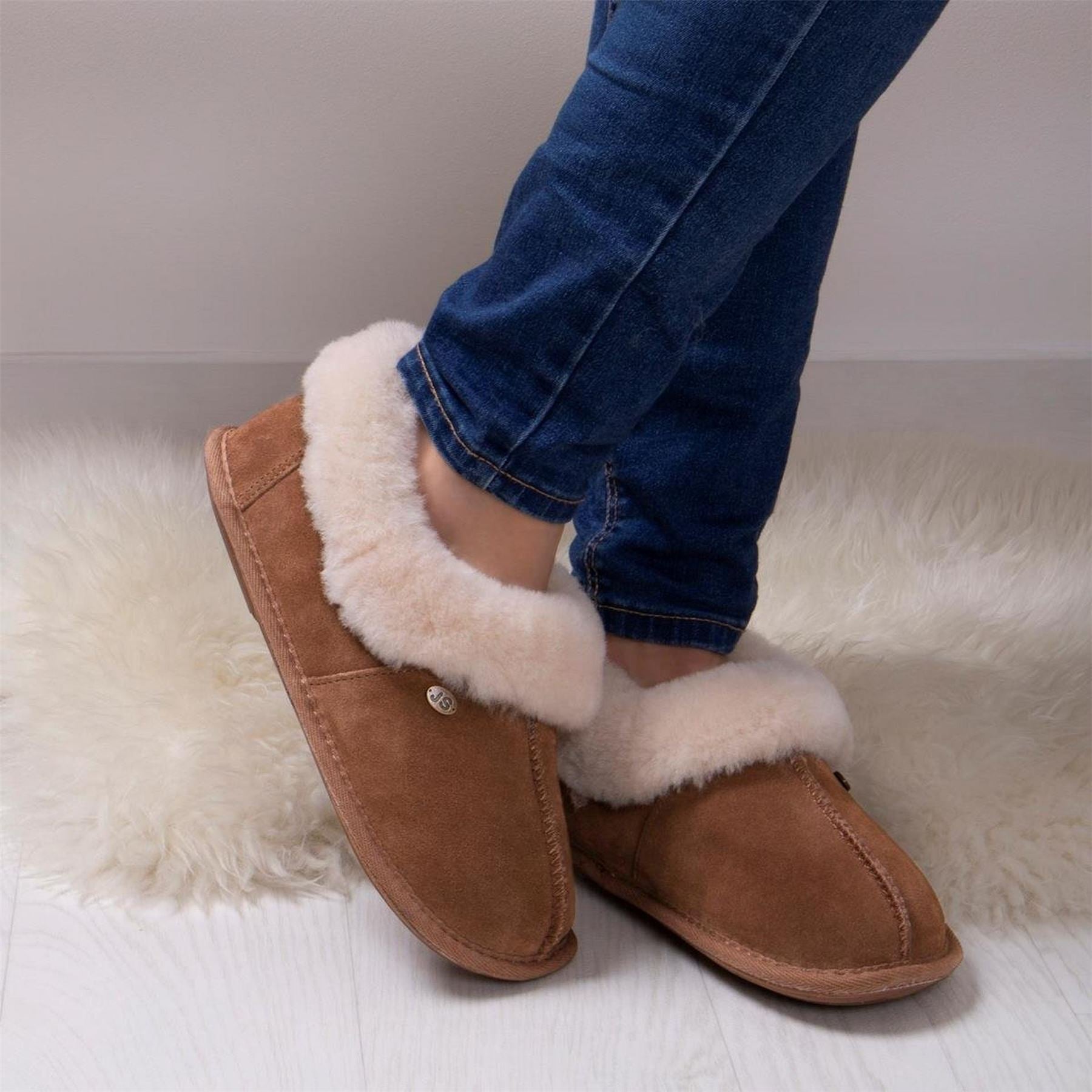 Just Sheepskin Low Boot Slippers
