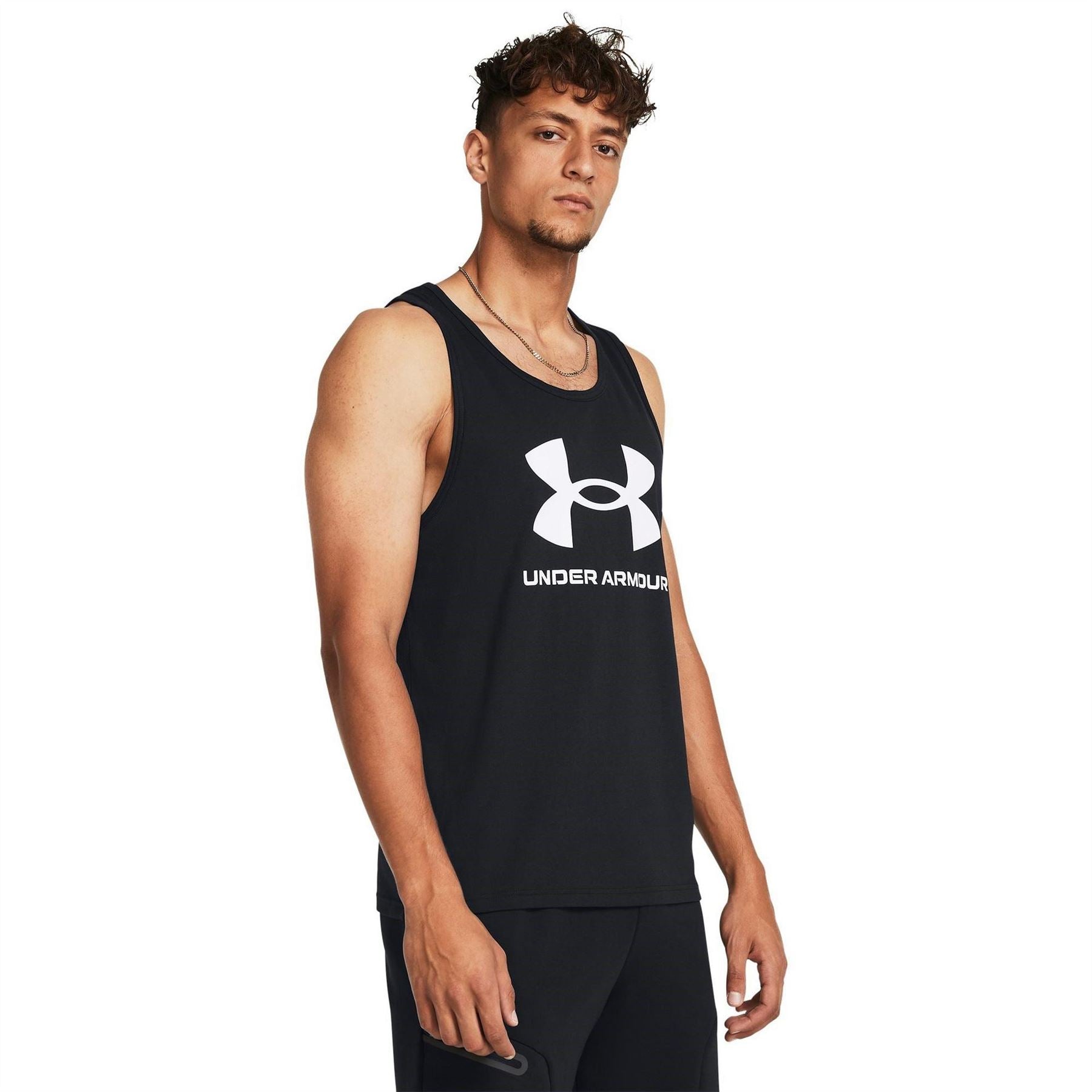 Under Armour Sportstyle Bold Logo Regular Fit Tank