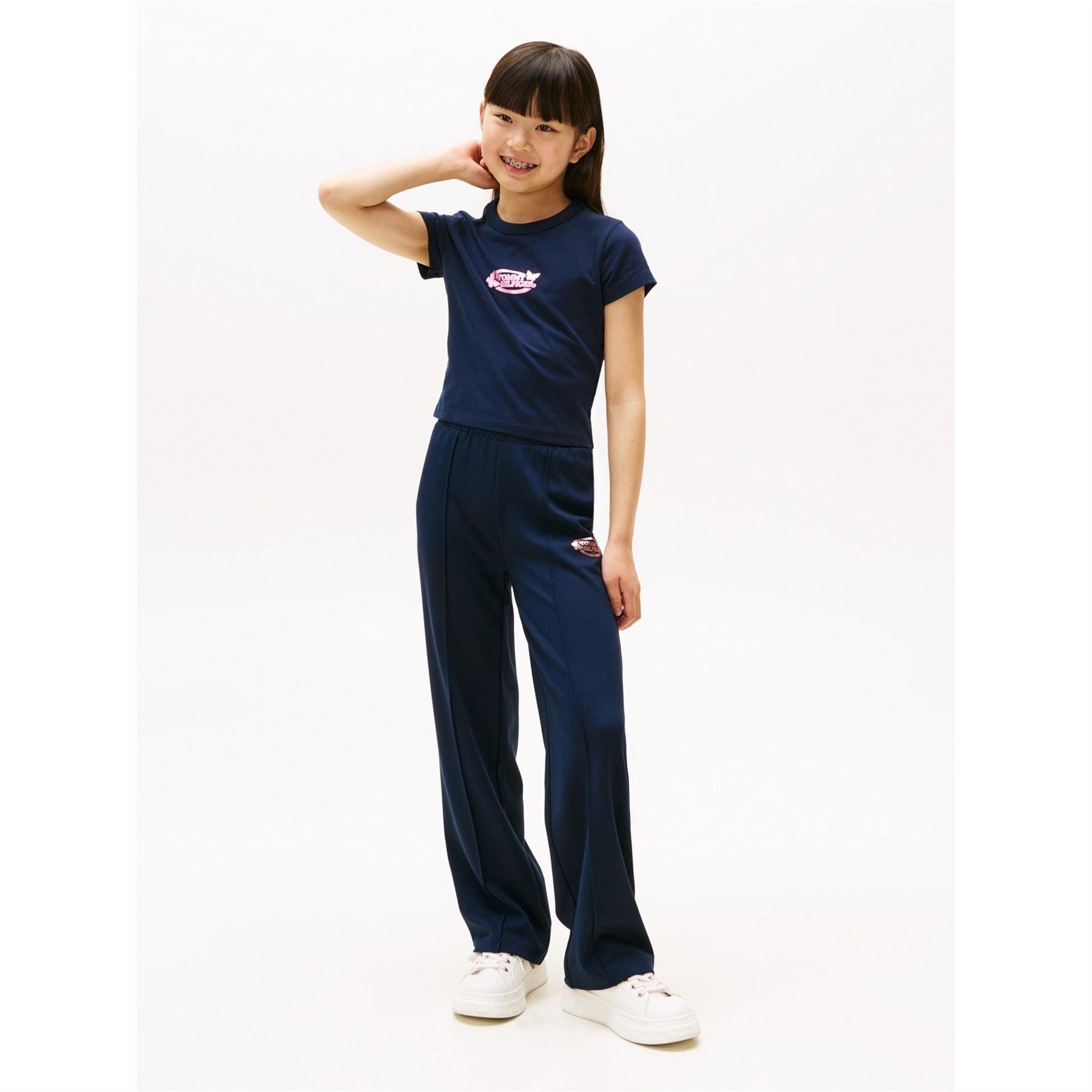 Tommy Hilfiger Butterfly Embroidered Regular Fit T-Shirt