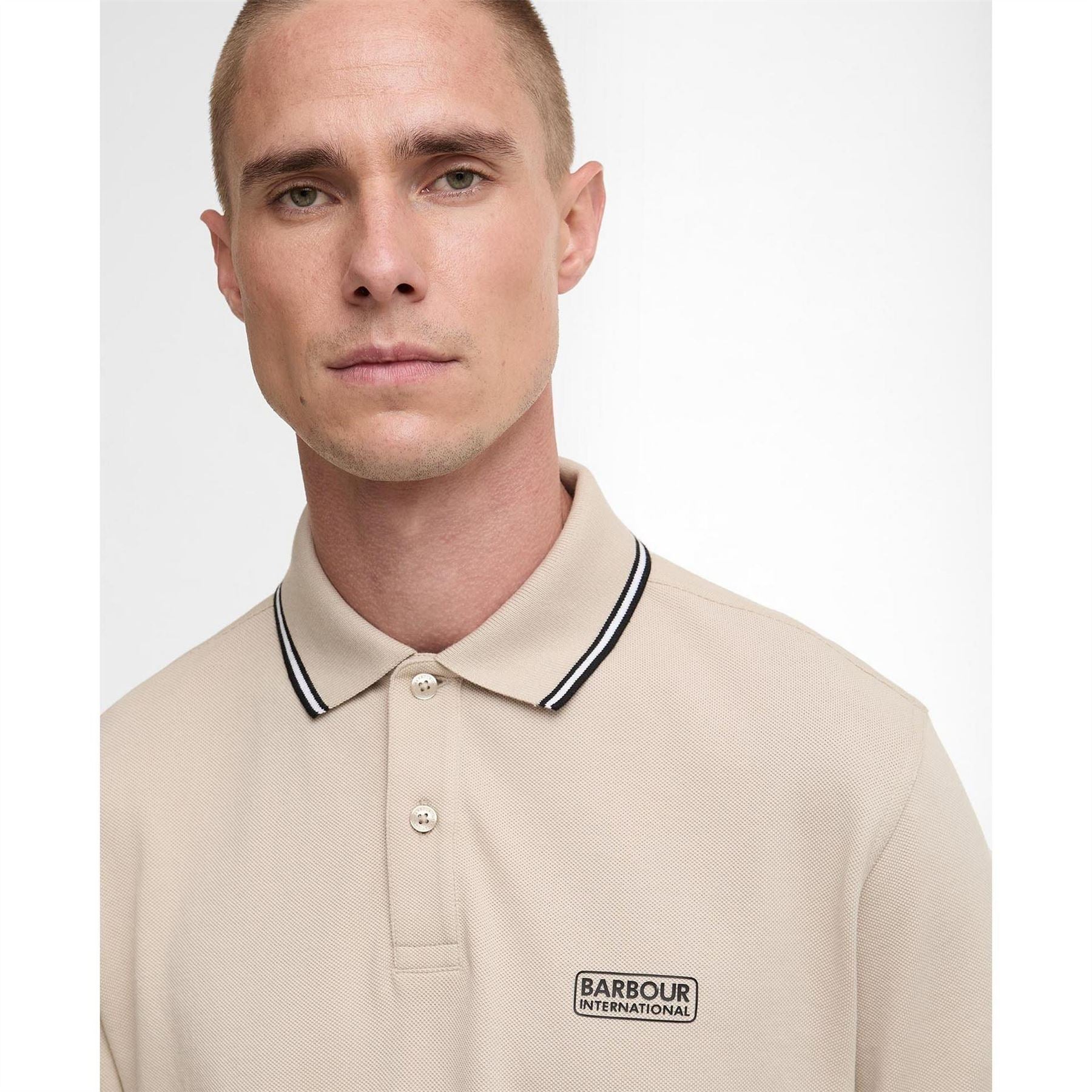Barbour International Tipped Short Sleeve Polo Shirt