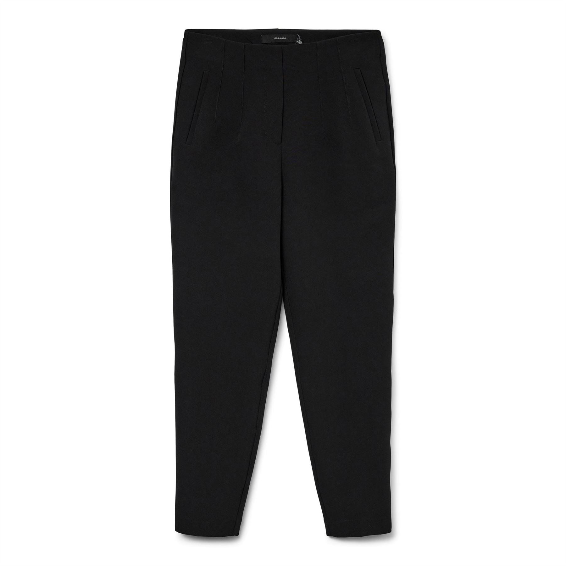 Vero Moda Lina Solid Patterned Tapered Trousers
