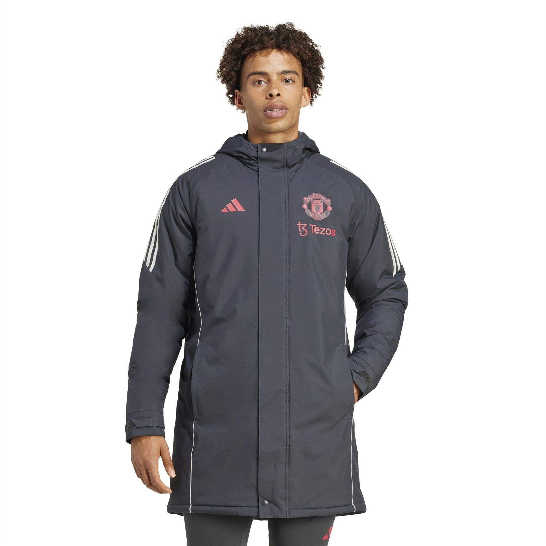 adidas Mens Manchester United Stadium Parka 24 25