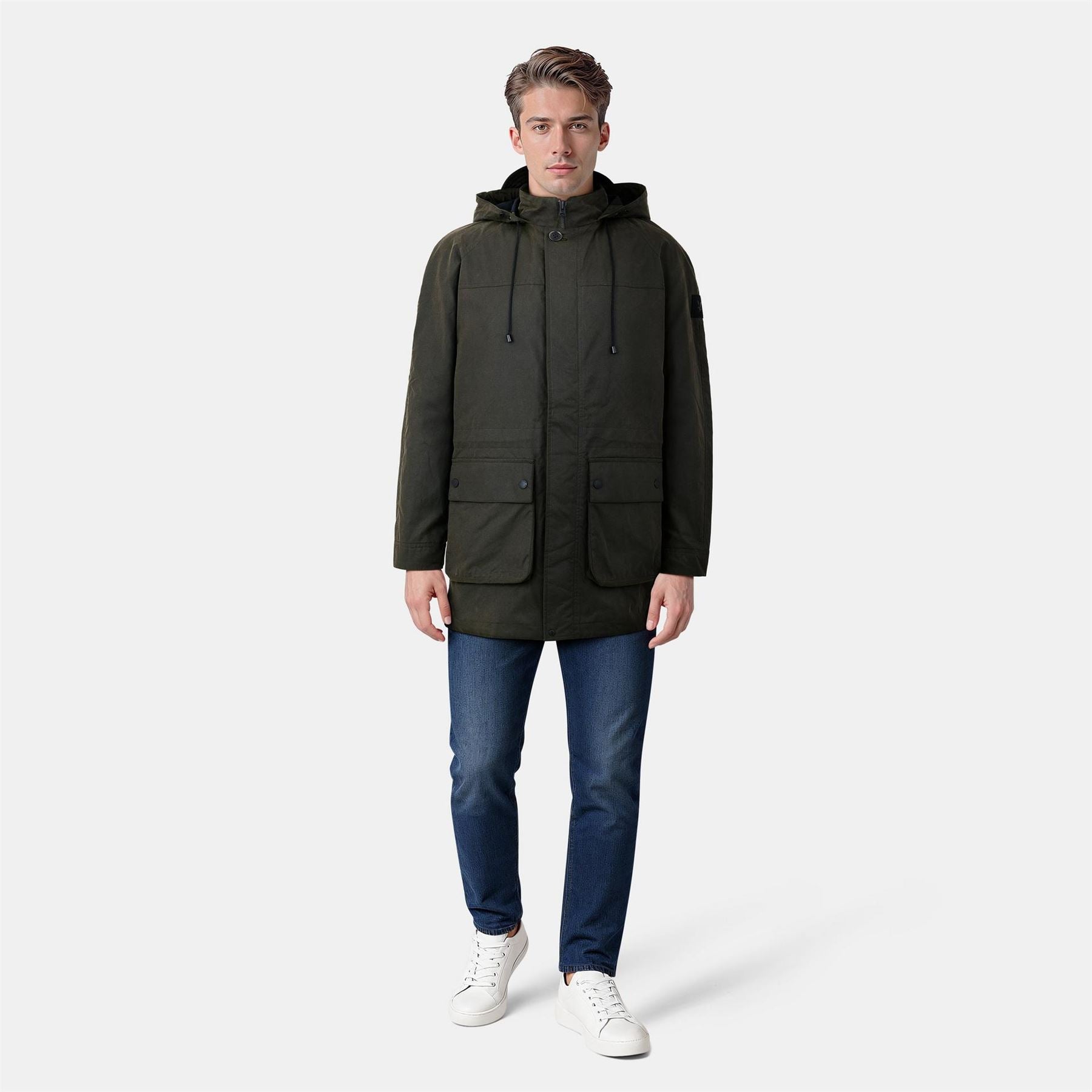 Lyle and Scott Lyle  And  Scott Long Sleeve Zip Wax Jacket