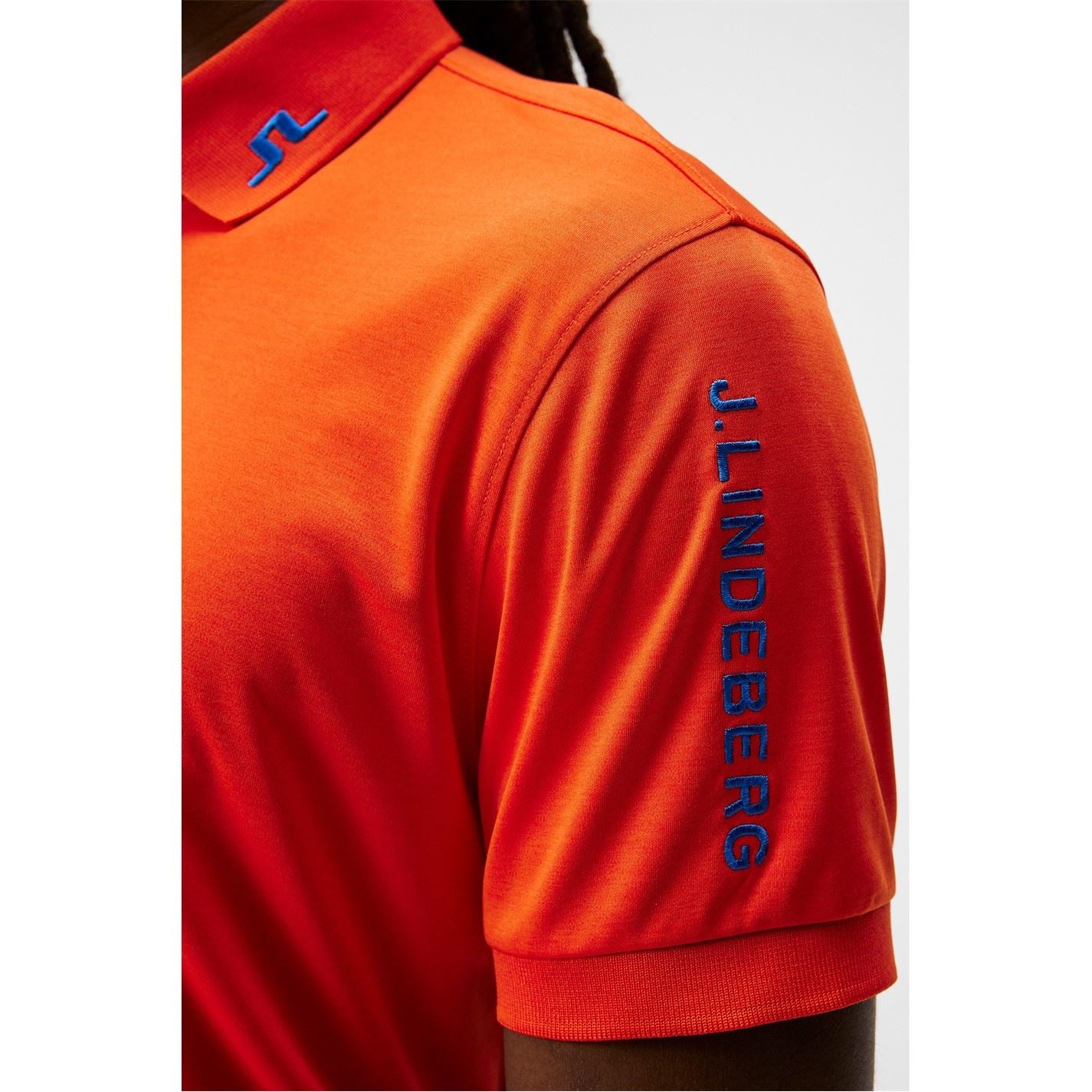 J Lindeberg Golf Junior Tour Tech Short Sleeve Performance Polo Shirt
