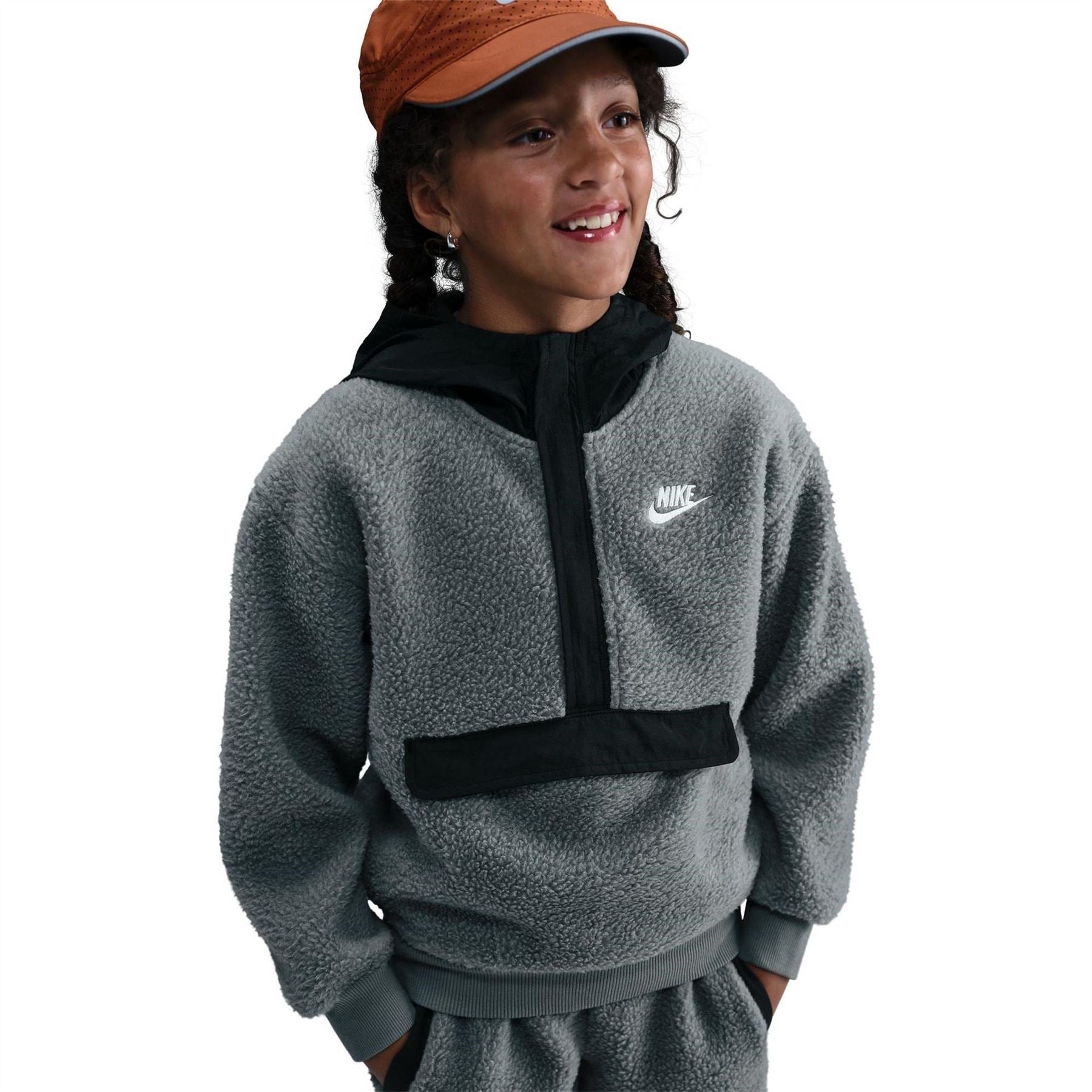 Nike Hooded Neck Long Sleeve Sweatshirt