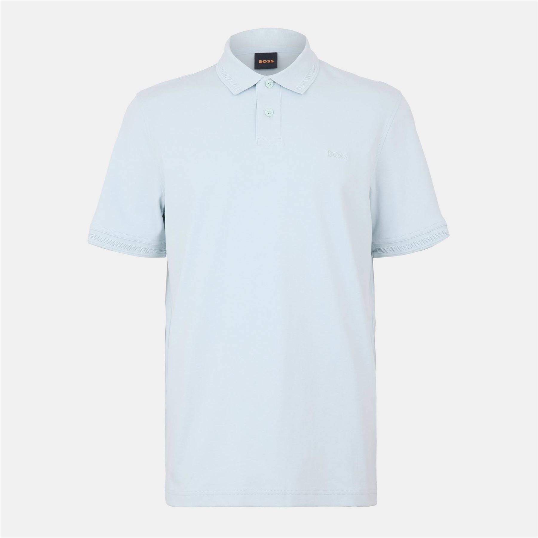 Boss Collared Neck Short Sleeve Regular Fit Shirt