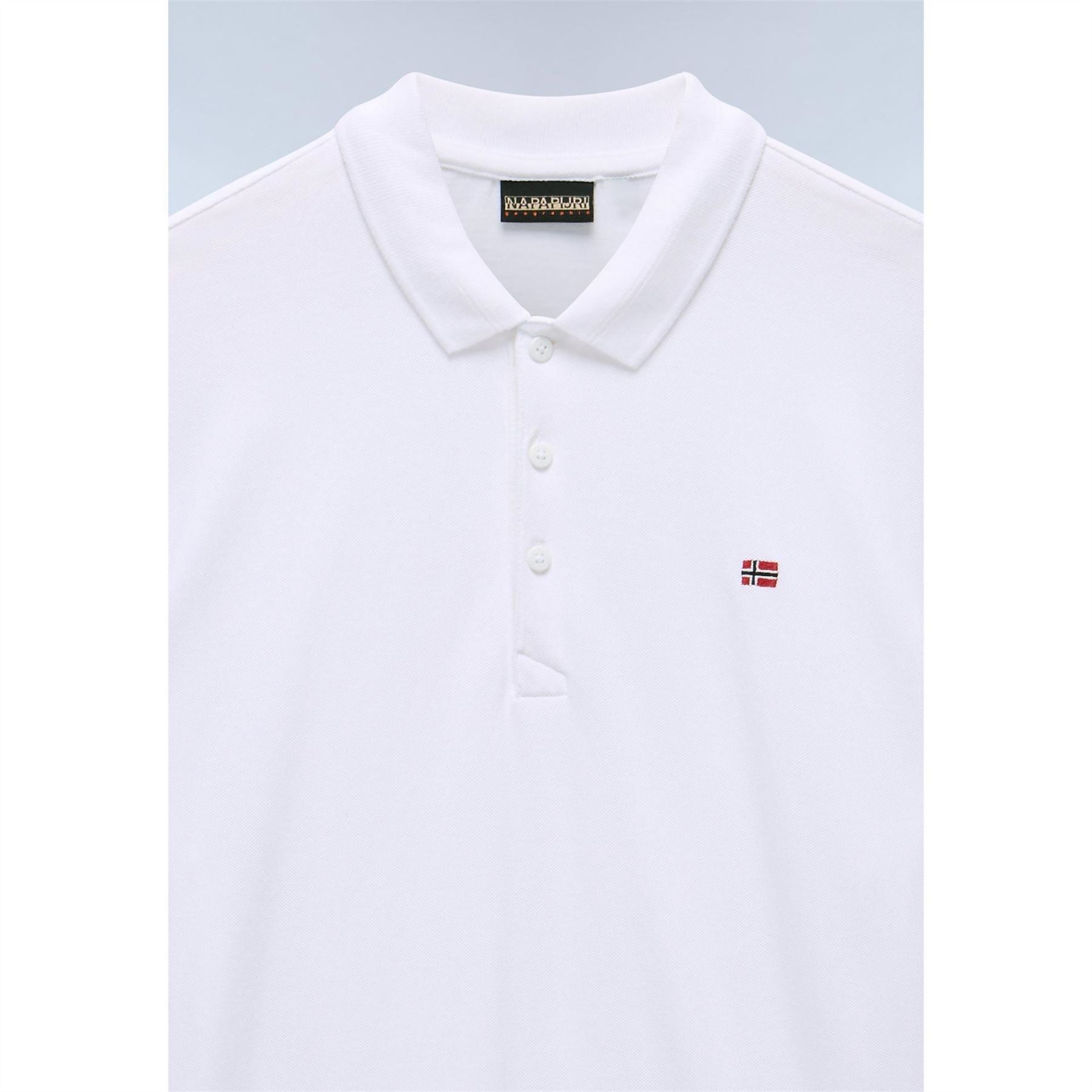 Napapijri Black Regular Fit Solid Polo Shirt