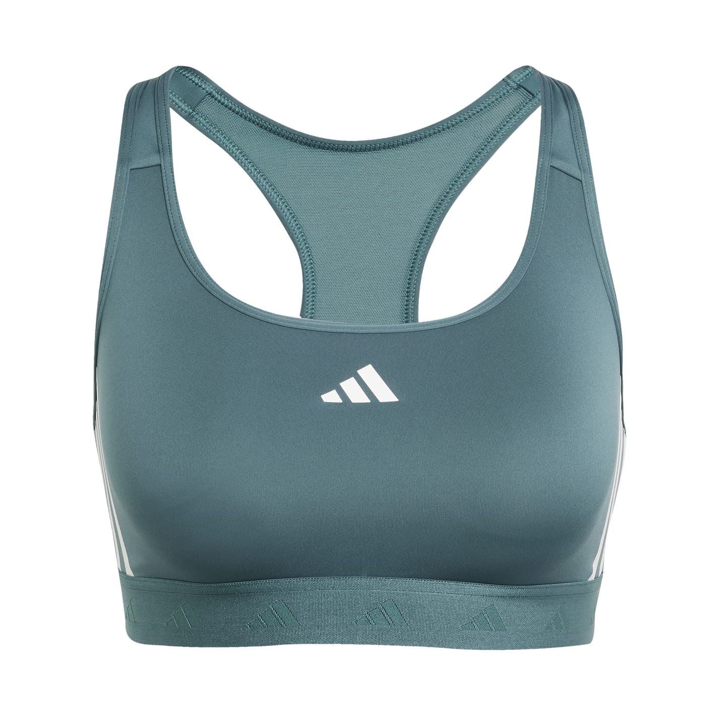 adidas Scoop Neck Compression Sports Bra
