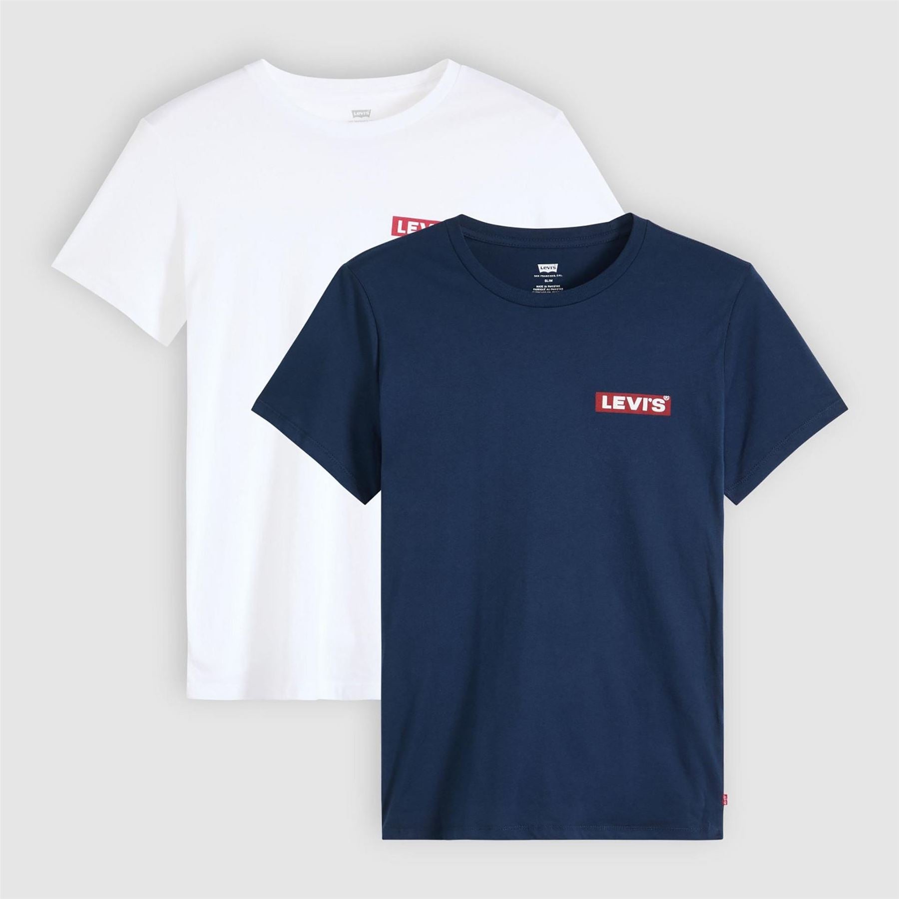 Levis Wordmark Crew Neck Short Sleeve Regular Fit T-Shirt