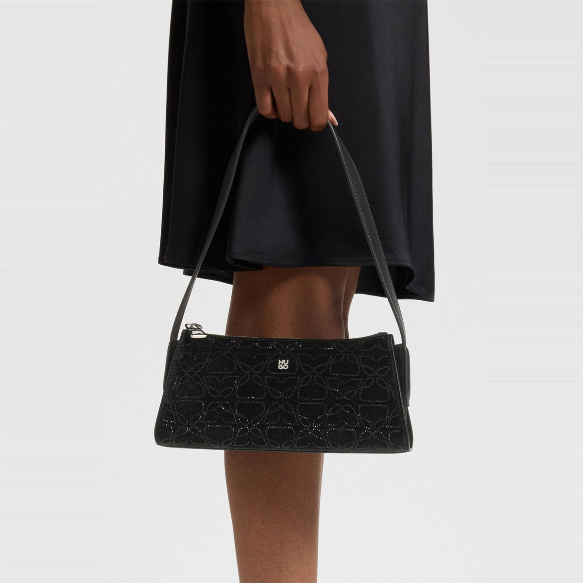 Hugo Chris 2.0 Velvet Touch Hobo Bag