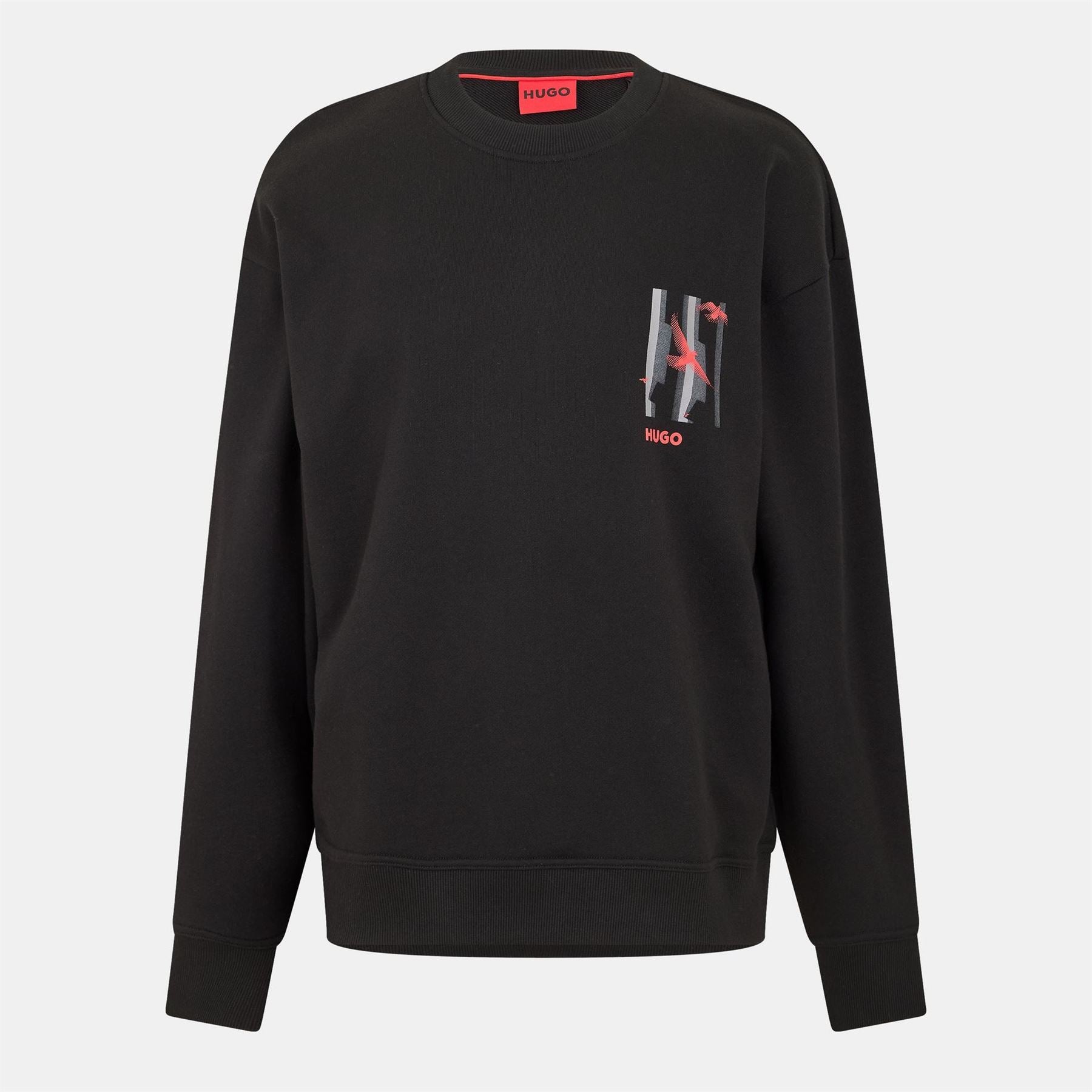 Hugo Crew Neck Drop Shoulder Sweatshirt