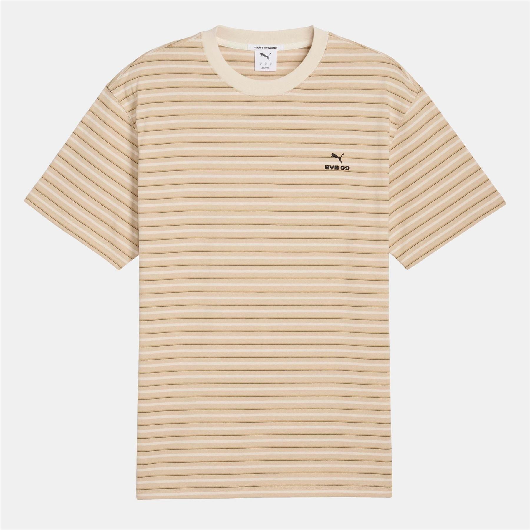 Puma Dortmund Mmq Striped T-Shirt