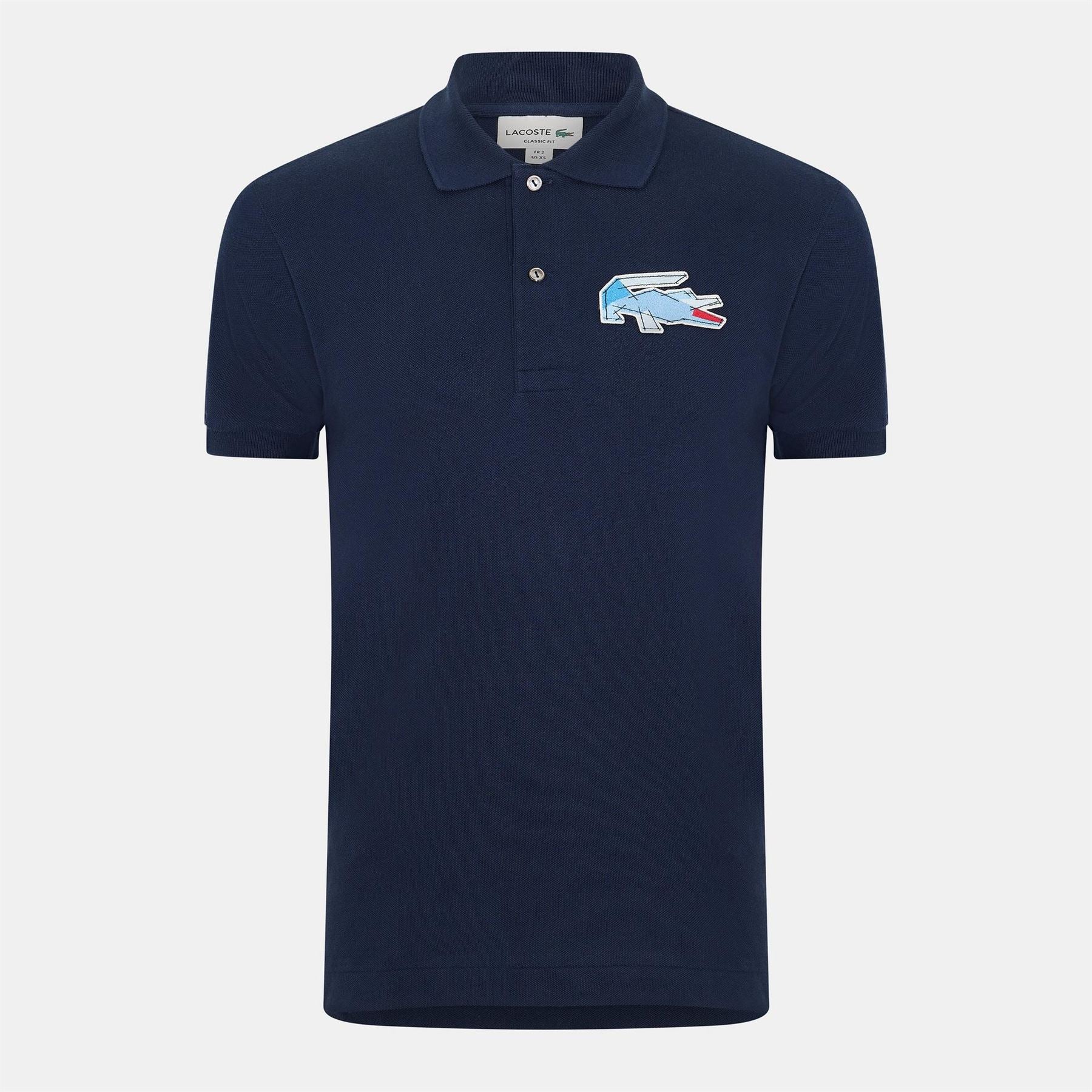 Lacoste Regular Fit Crocodile Print Polo Shirt