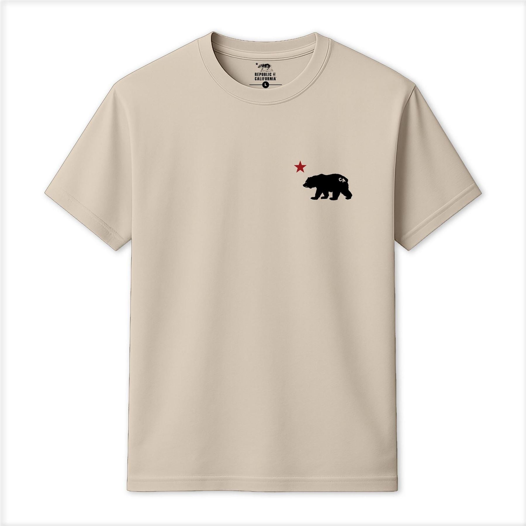 Republic of California Cali Large Genie Graphic Crew Neck Short Sleeve T-Shirt