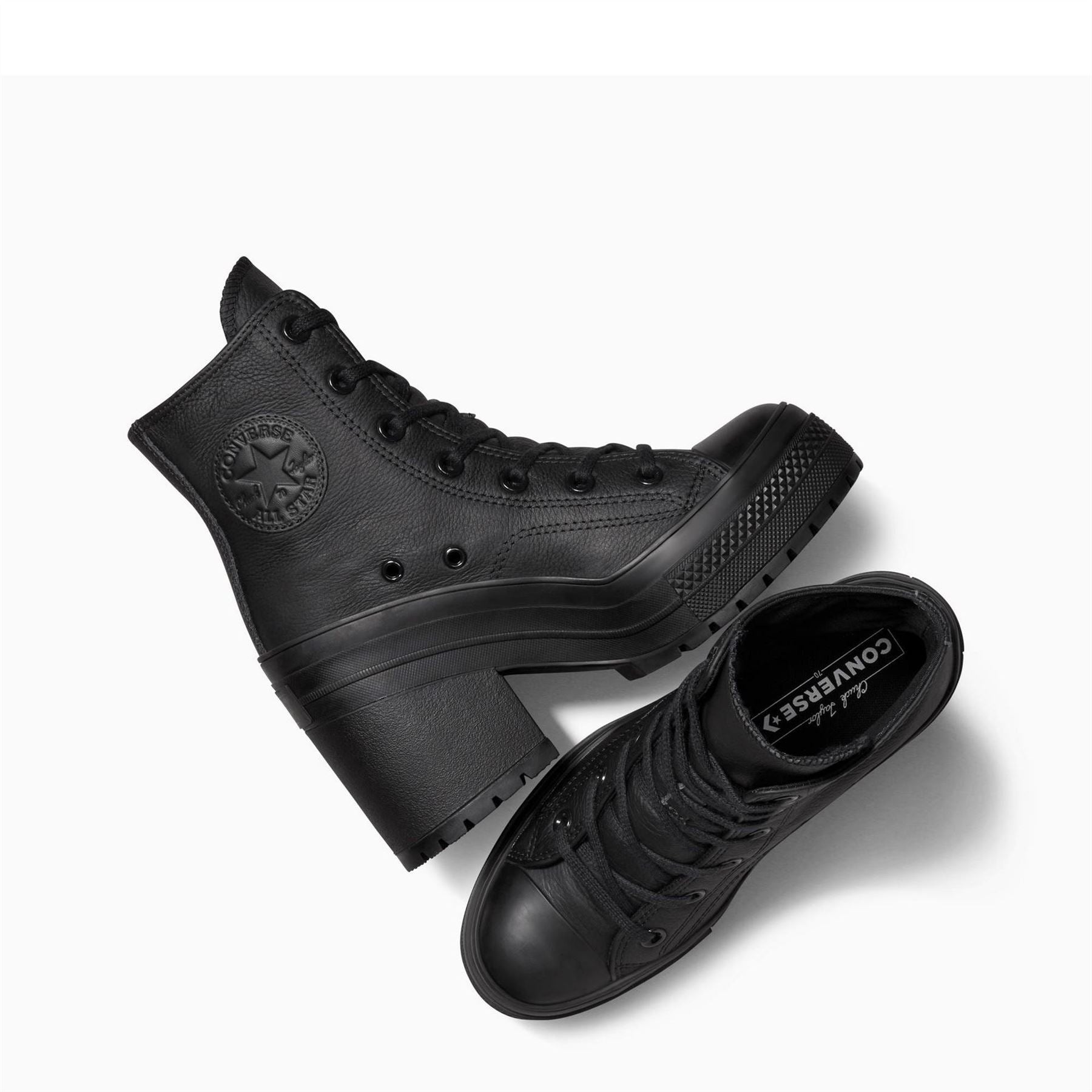 Converse Chuck 70 De Luxe Leather Ankle Heeled Boots
