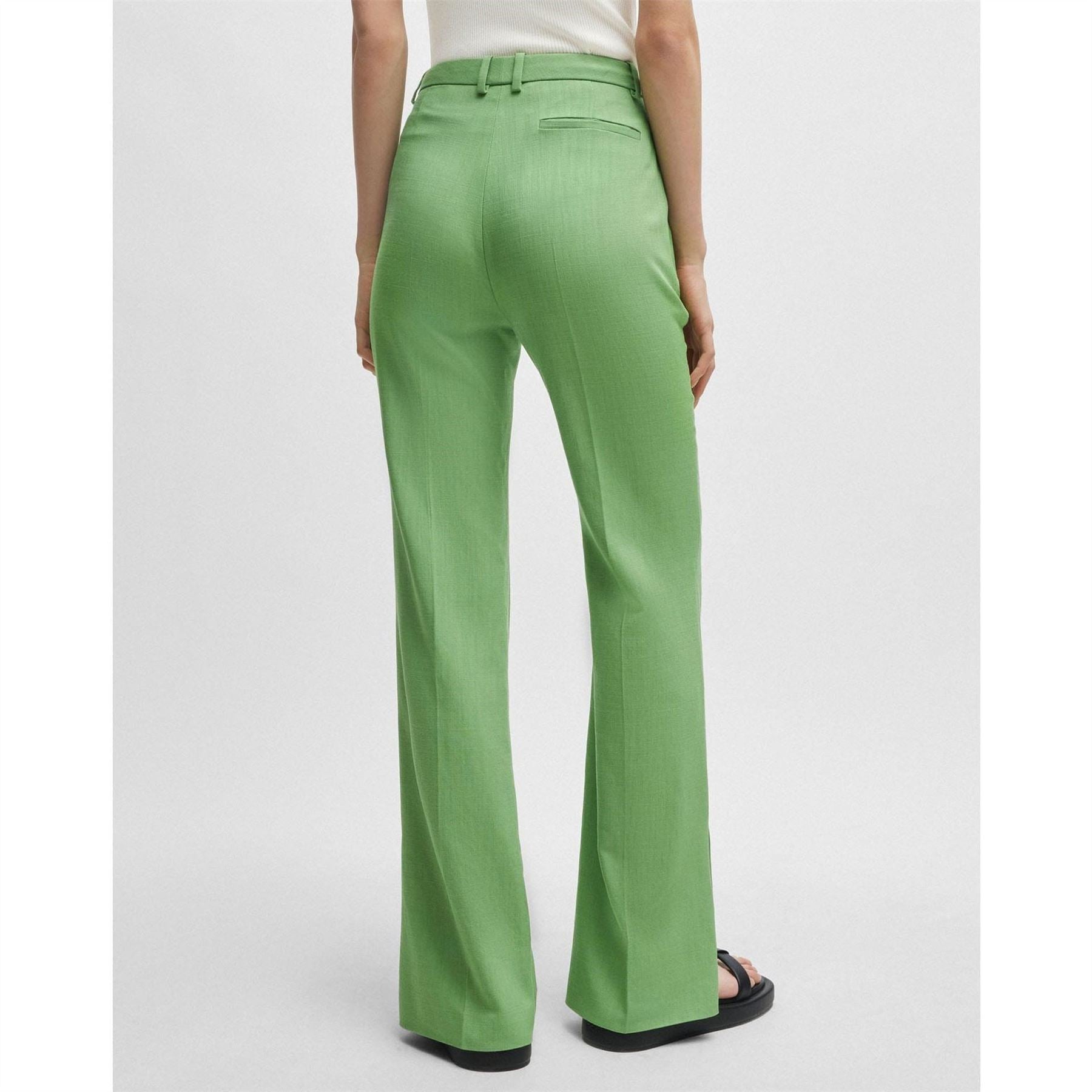 Boss Slim Fit Flared Trousers