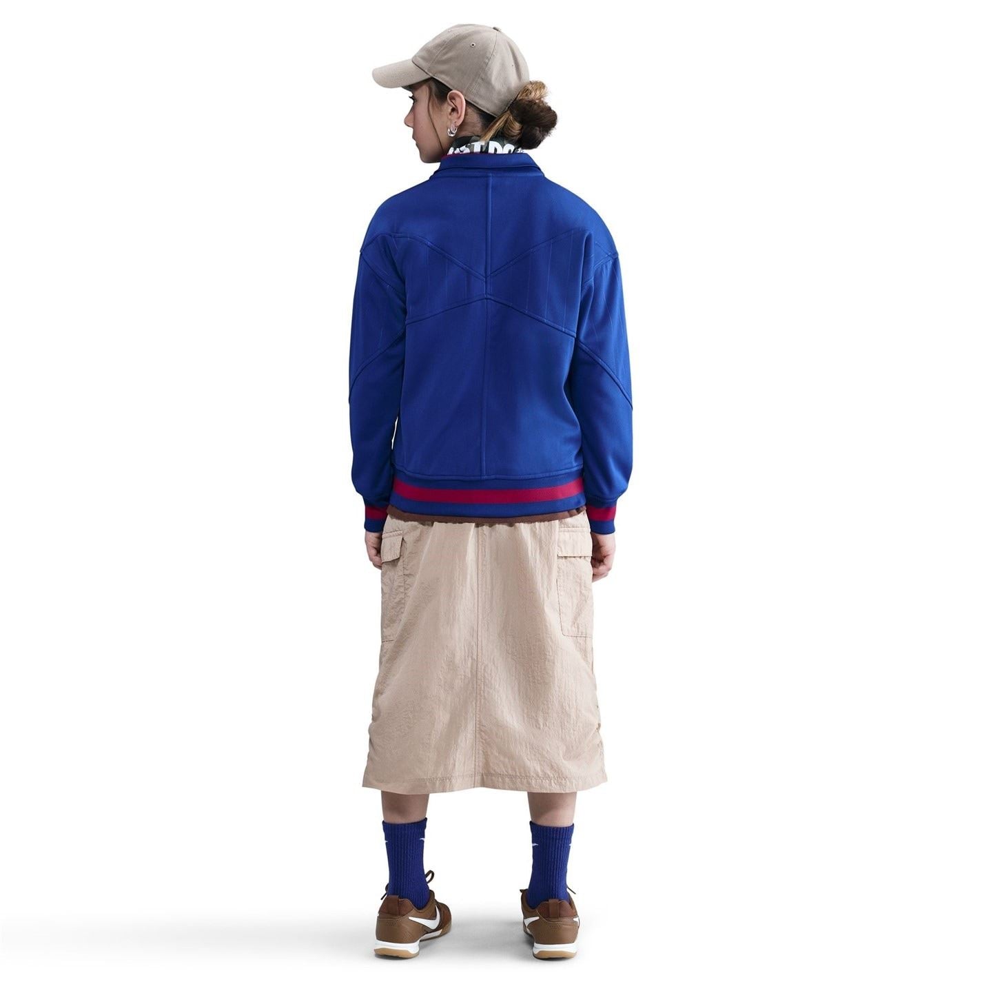 Nike Barcelona Home Anthem Jacket Juniors