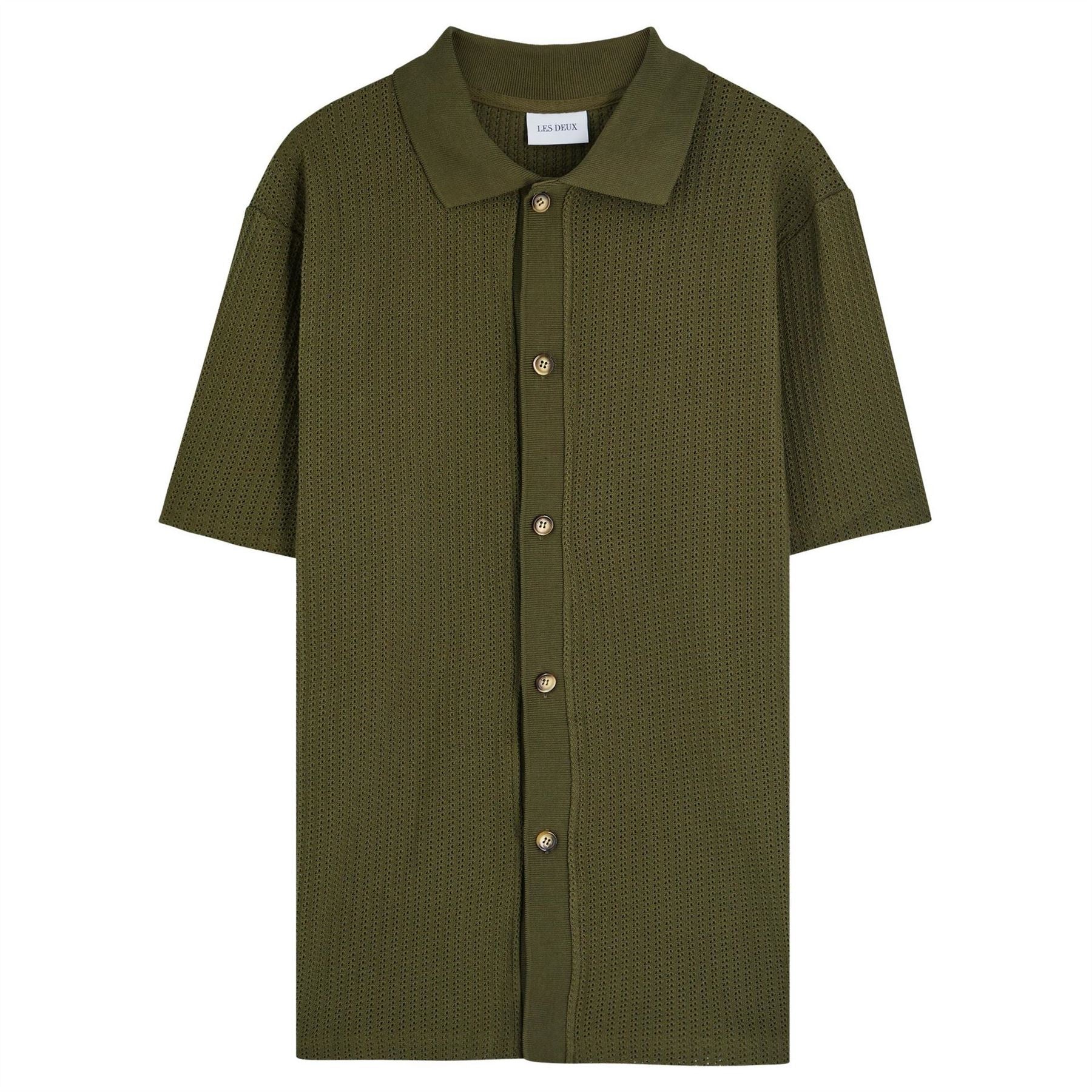 Les Deux Axel Knit Ss Shirt