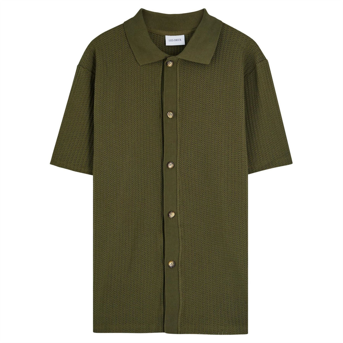 Les Deux Axel Knit Ss Shirt