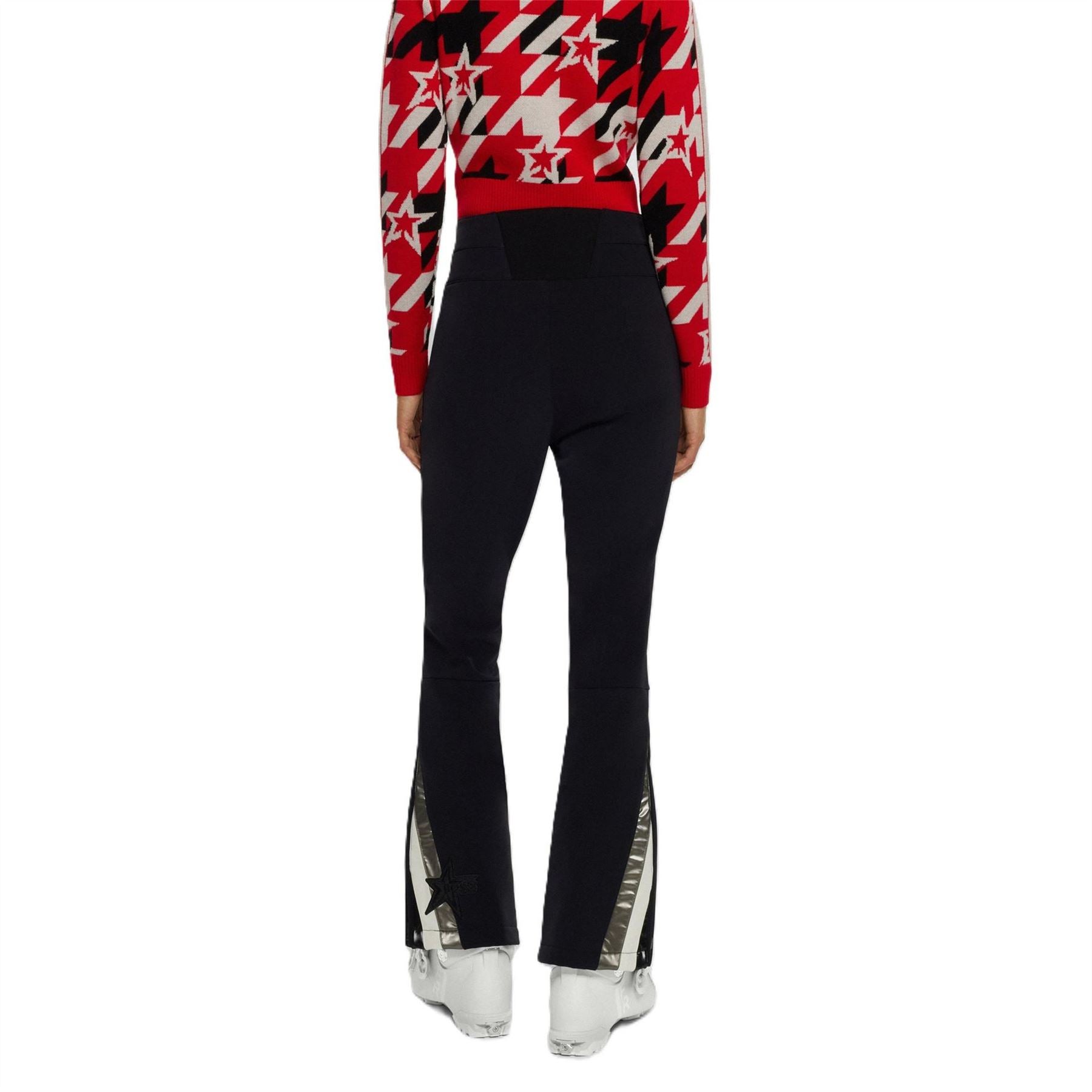 Boss Color Block Flared Salopette with Zipped Pockets