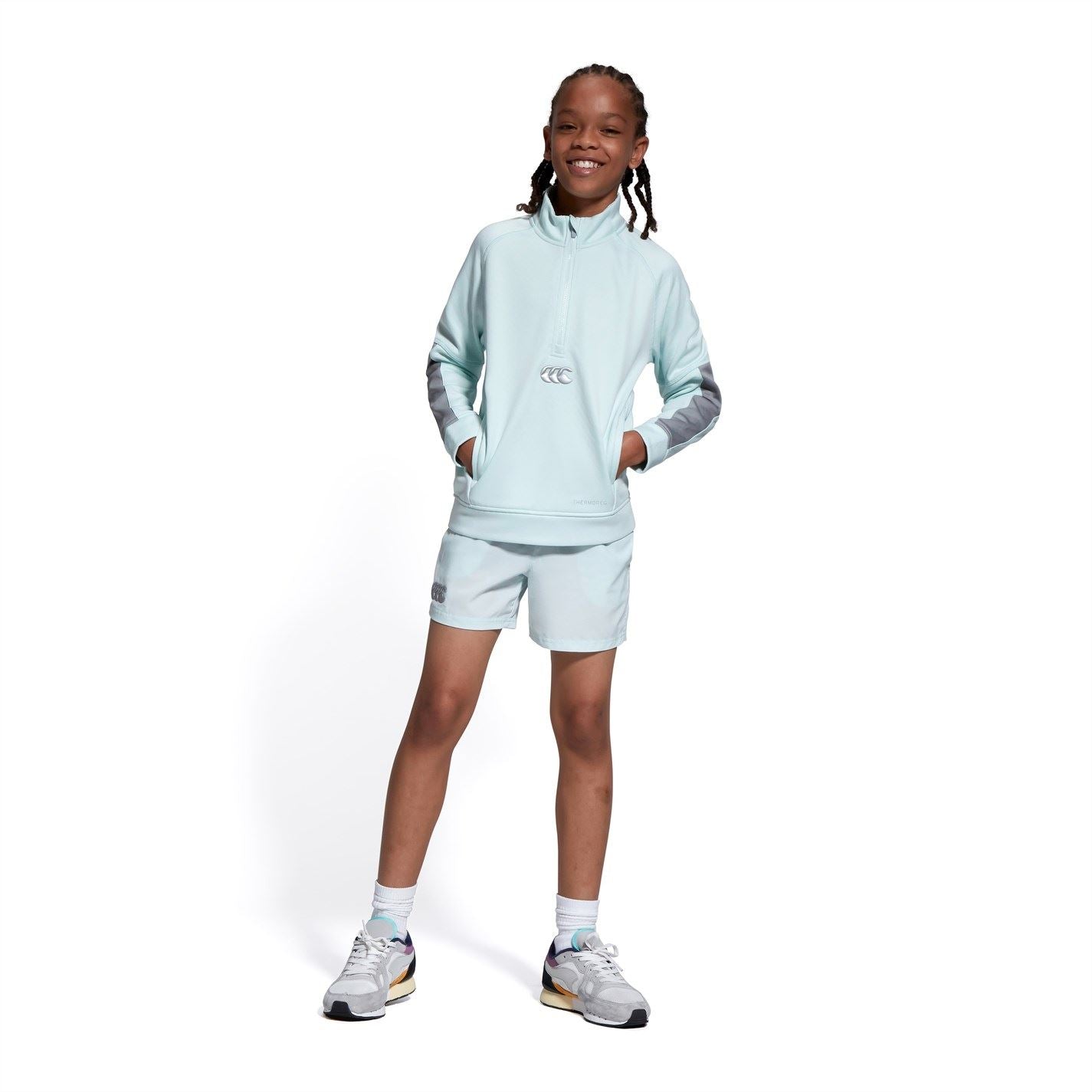 Canterbury Quarter Zip Mock Neck Regular Fit Jacket