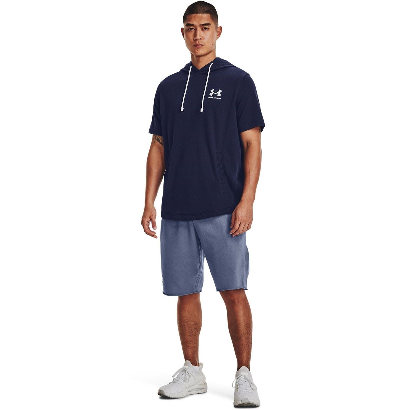Under Armour UA Rival Hooded Short Sleeve Top