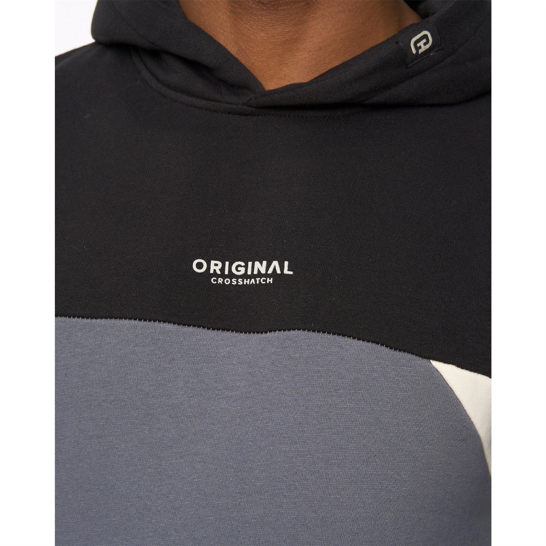 Crosshatch Castlebay Hooded Neck Kangaroo Pocket Sweatshirt
