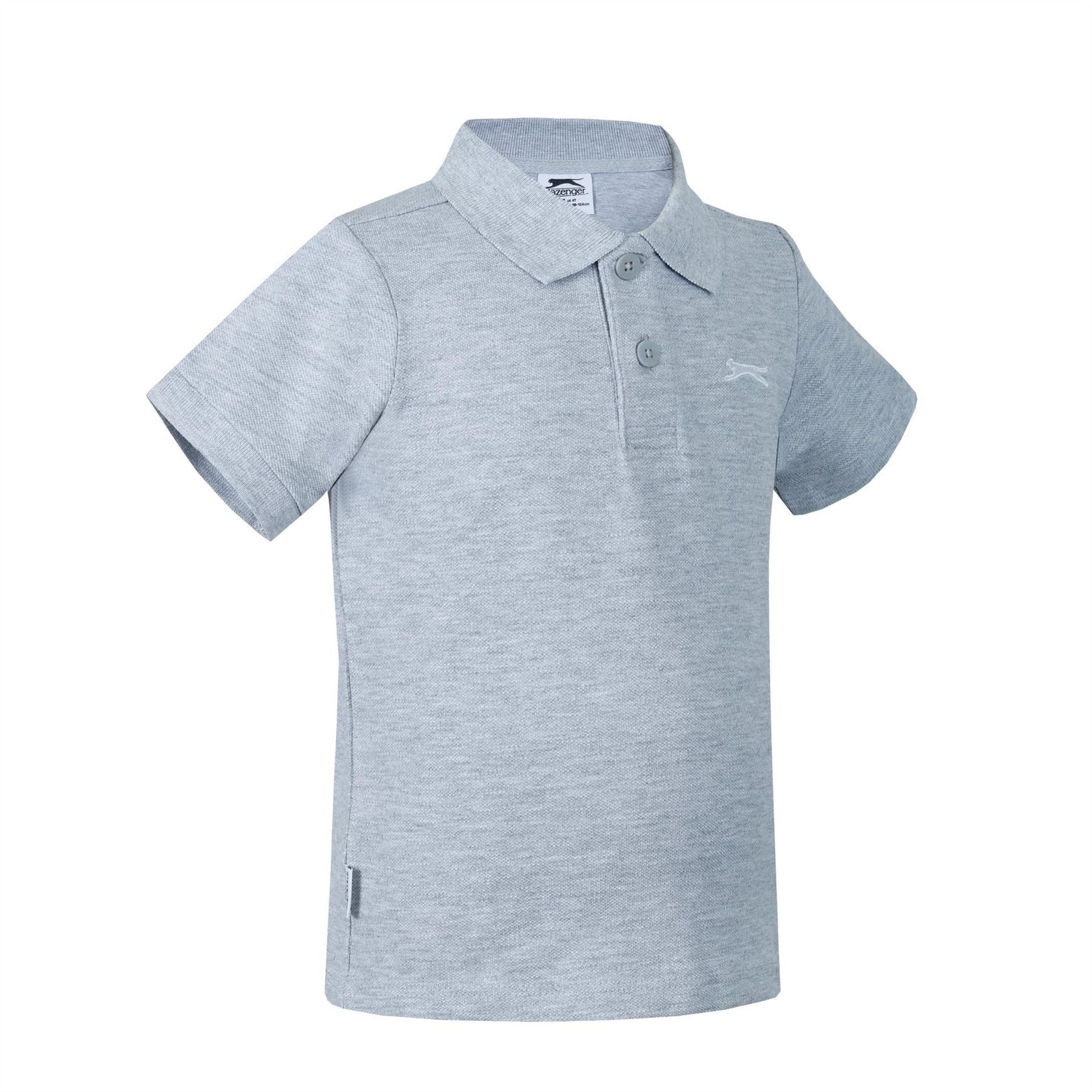 Slazenger Boys 2 Pack Polo Shirts
