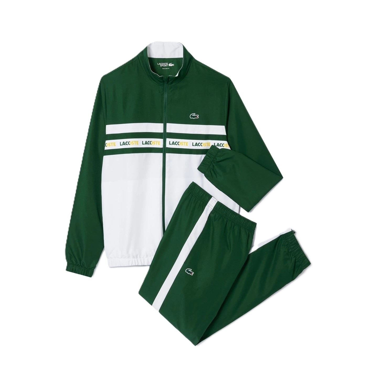 Lacoste Lacoste Lettering Zip Neck Long Sleeve Tracksuit