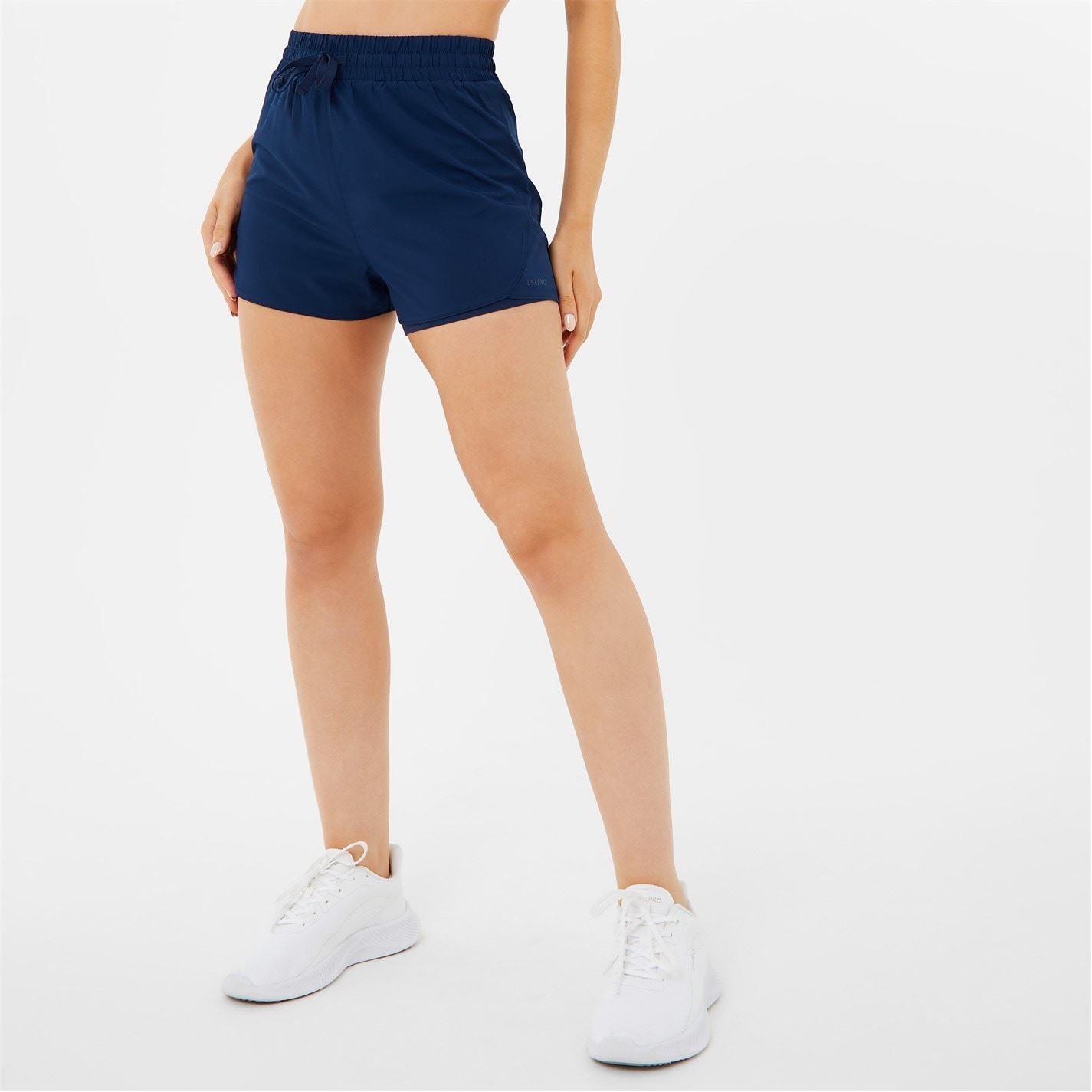 USA Pro Womens 2 In 1 Runner Shorts
