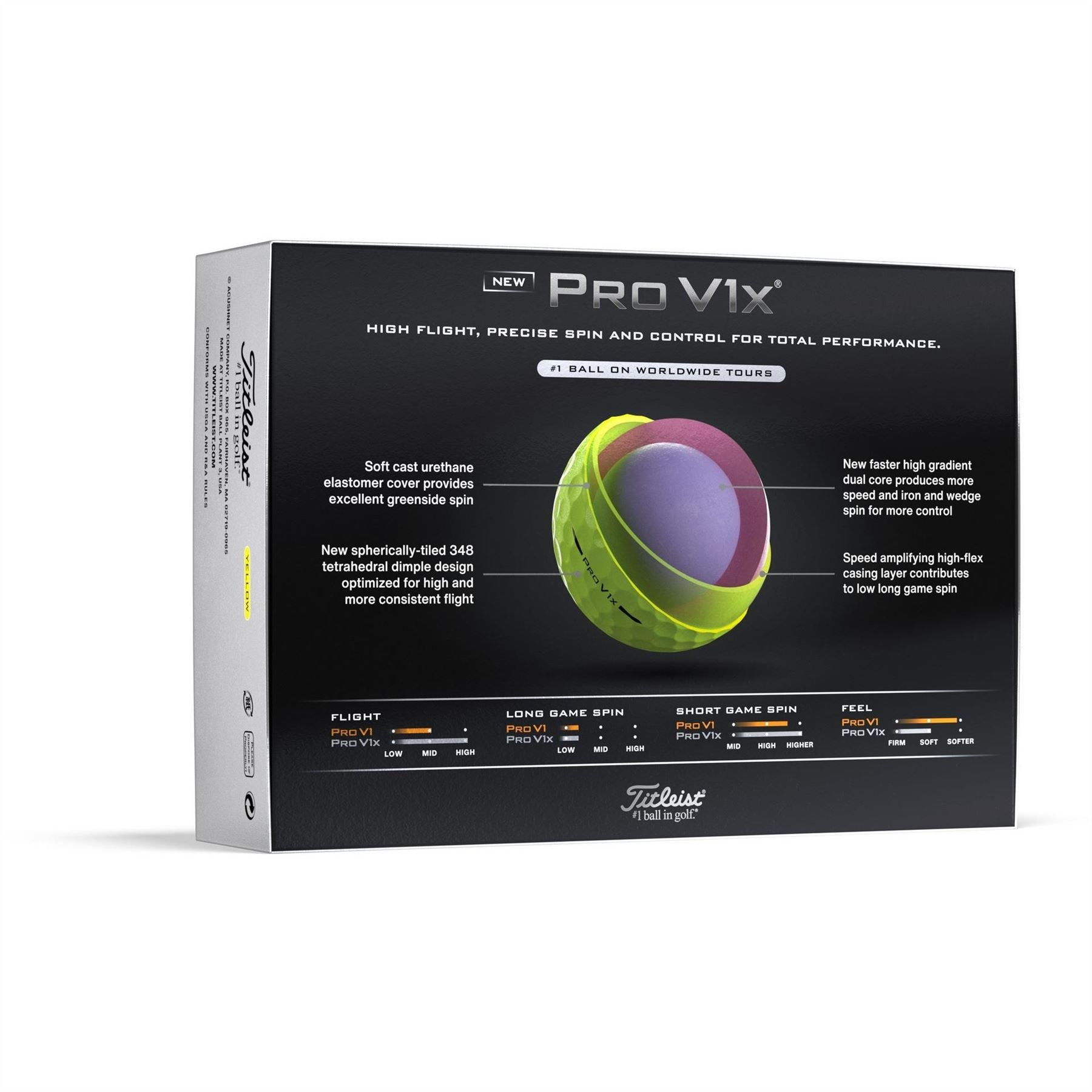 Titleist Pro V1x Golf Balls (12 Ball Pack)
