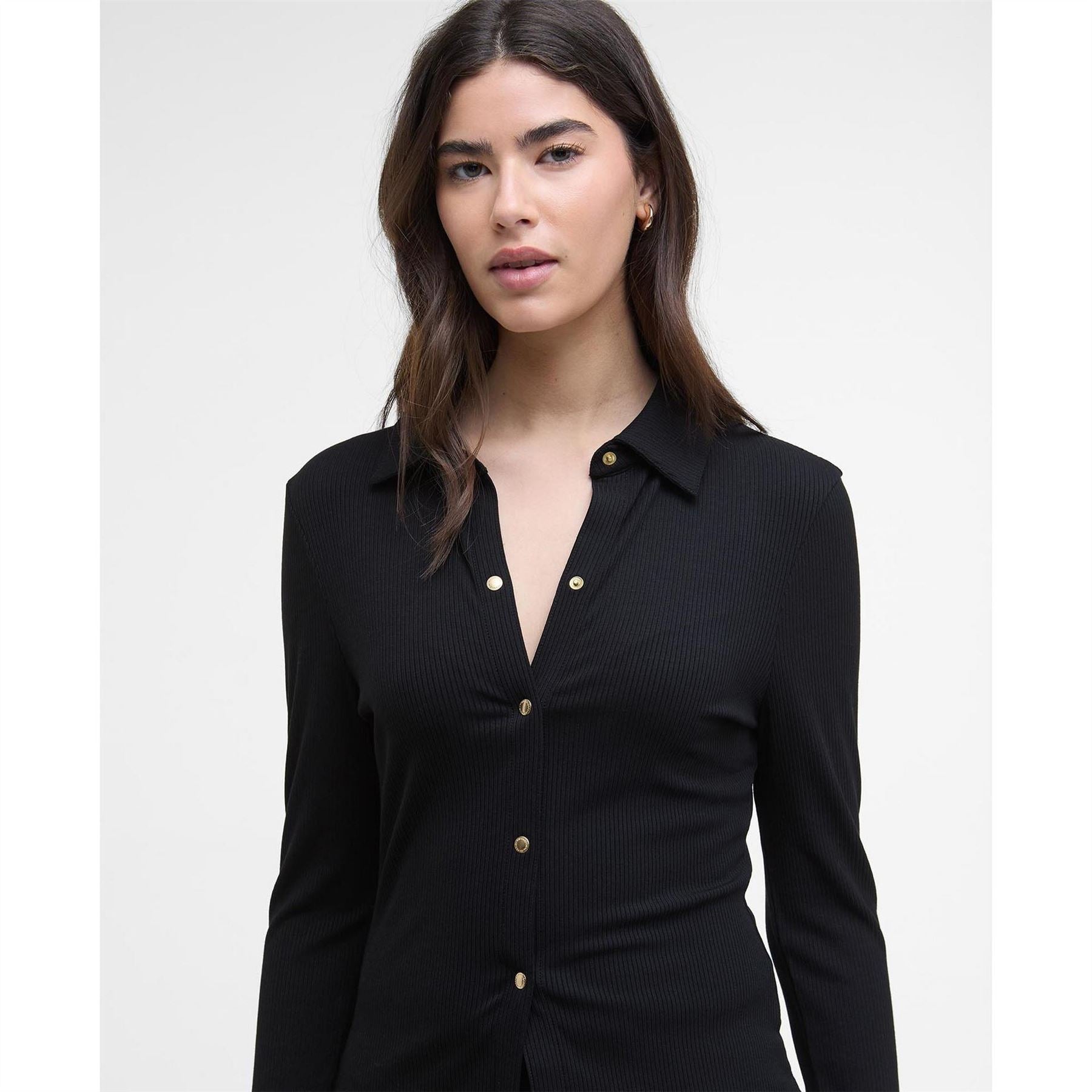 Barbour International Ribbed Top