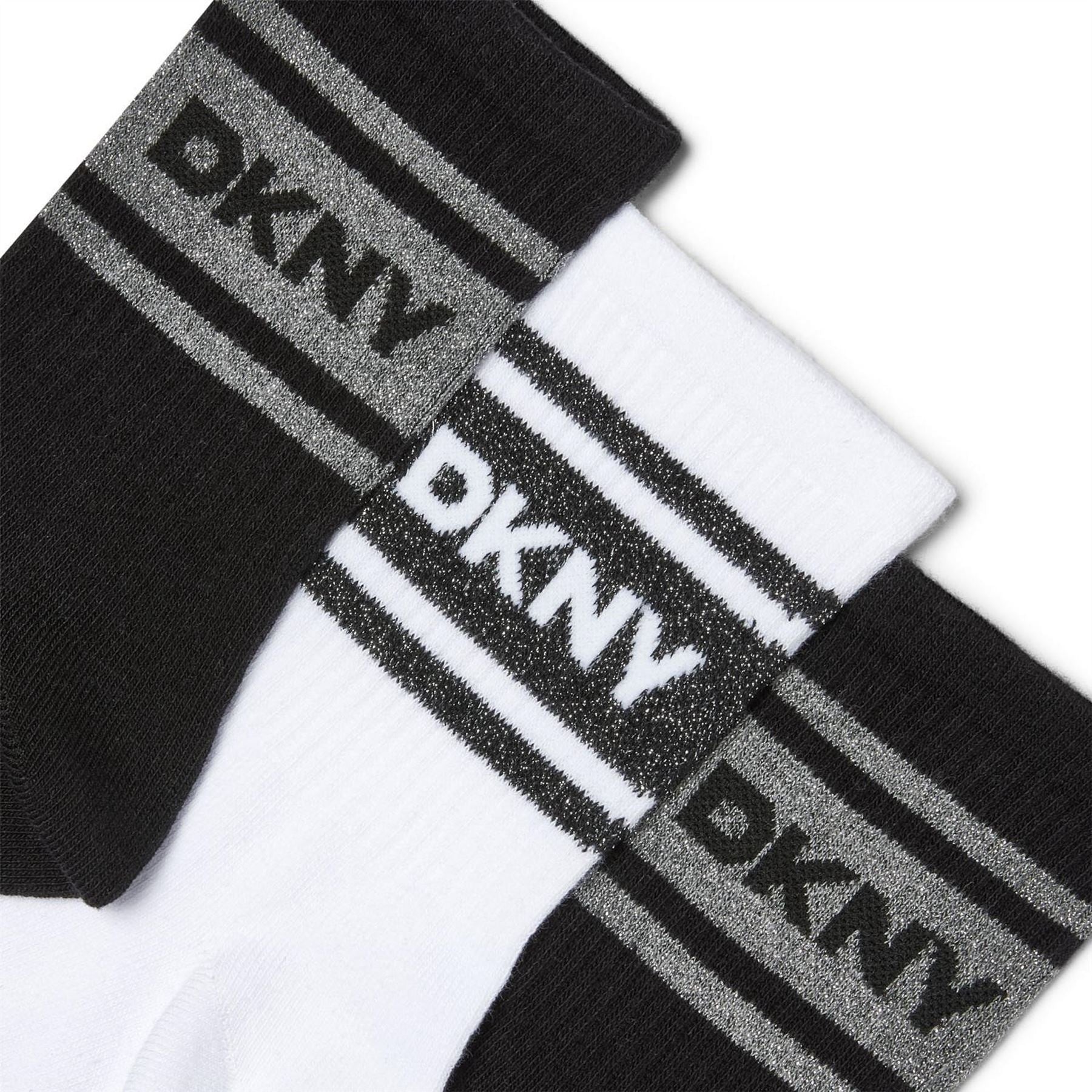 DKNY Womens 3 Pack Sport Socks Lyra