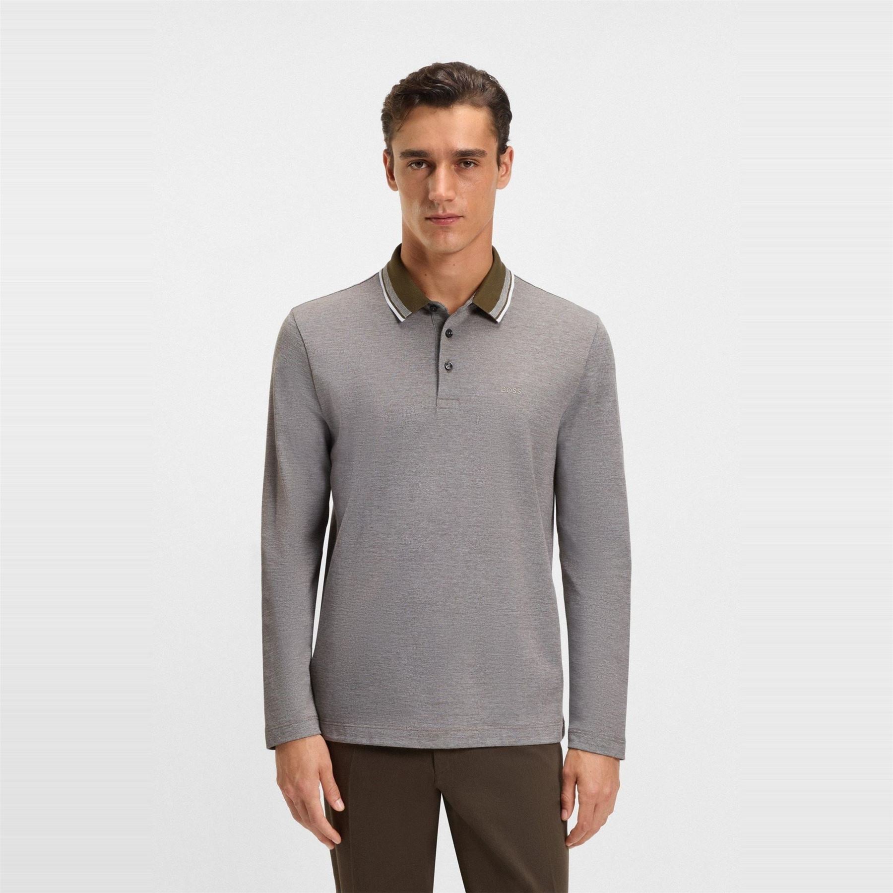 Boss Long Sleeve Polo Shirt