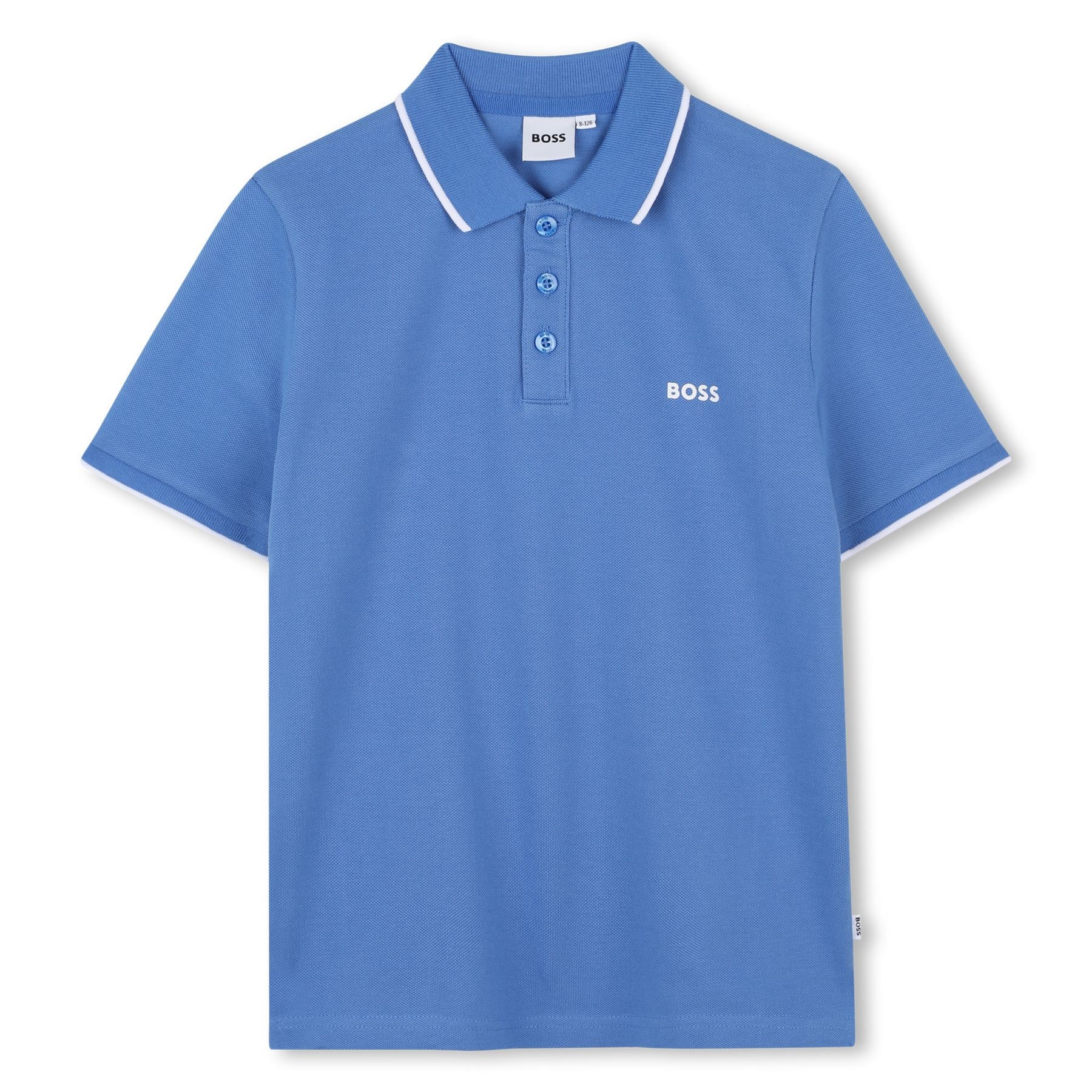 Boss Print Polo Shirt, Soft Breathable Fabric