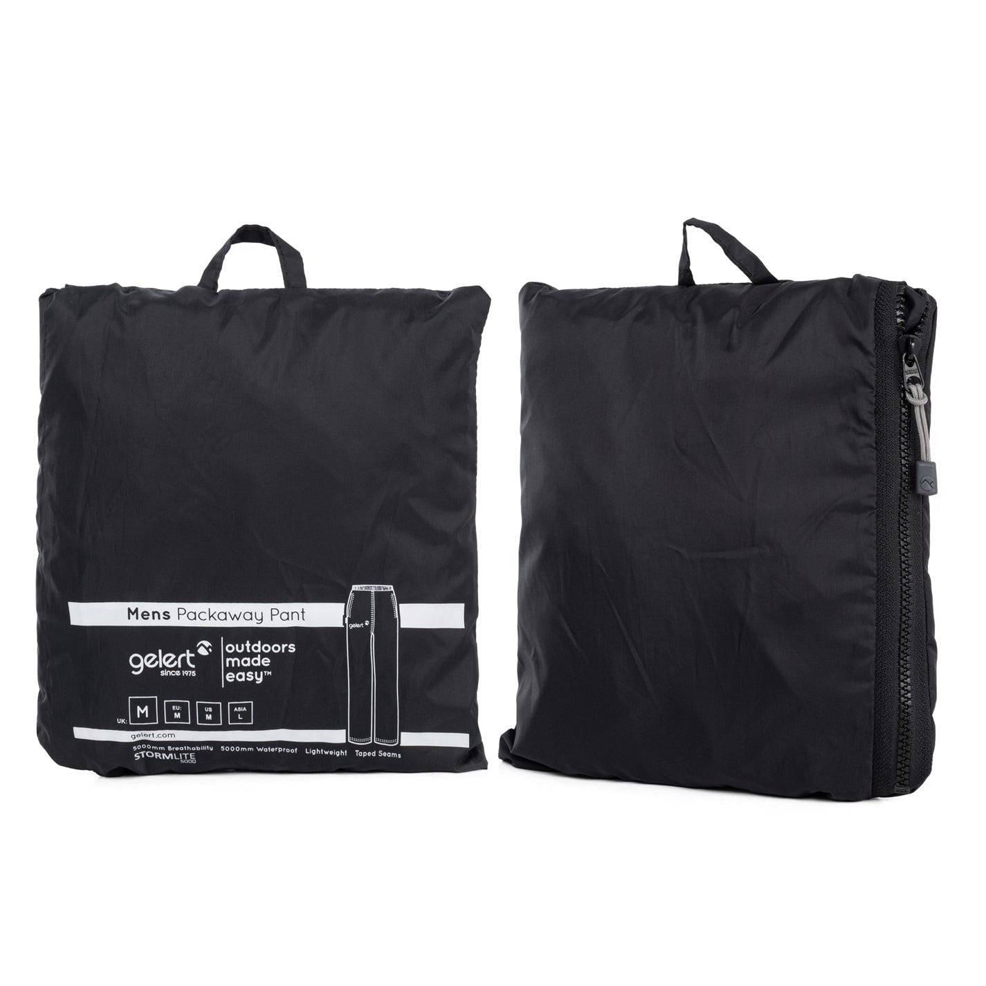 Gelert Mens Packaway Waterproof Trousers