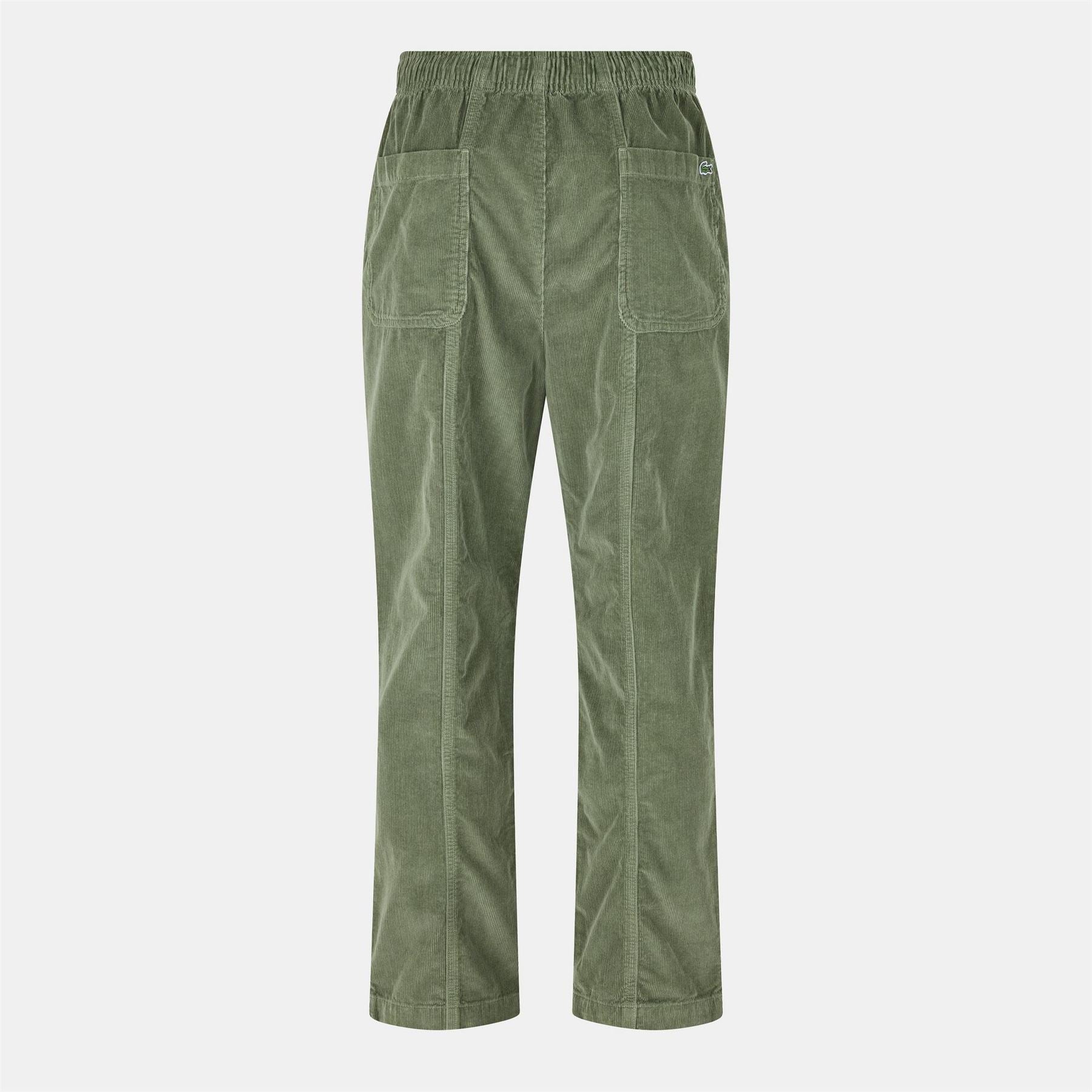 Lacoste Solid Patterned Straight Chinos