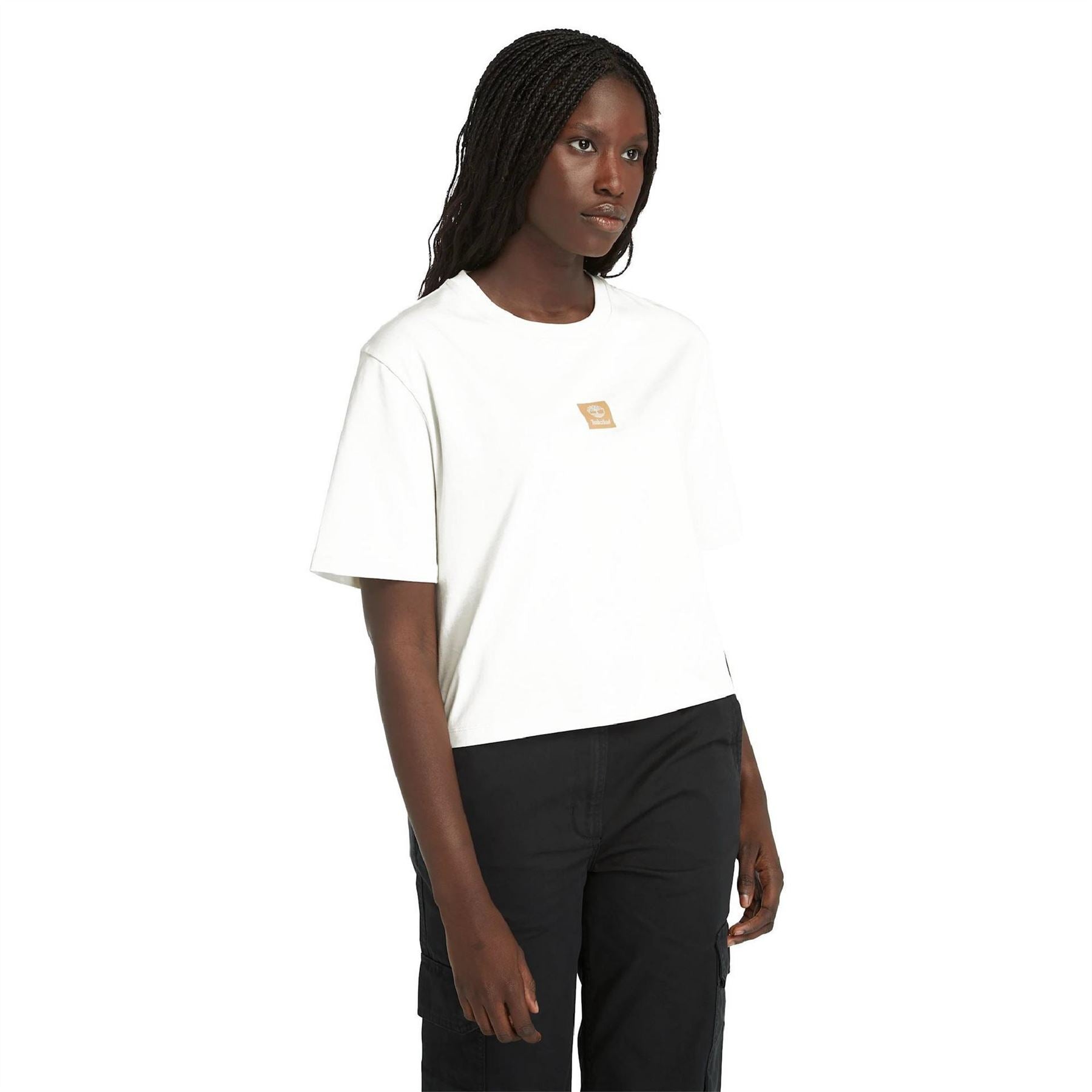 Timberland Stack Logo Cotton Short Sleeve T-Shirt