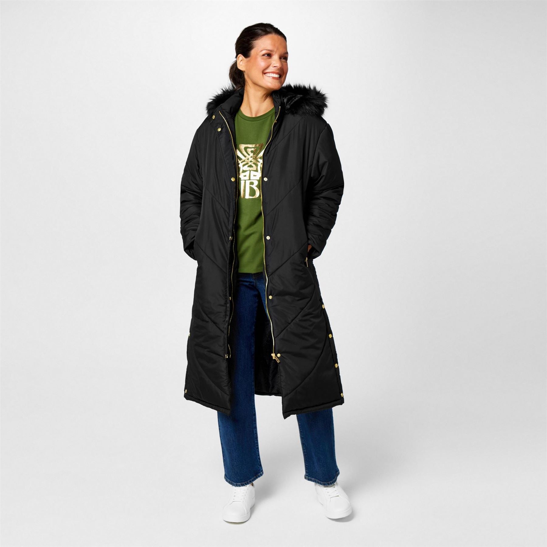 Biba Hooded Puffer Coat