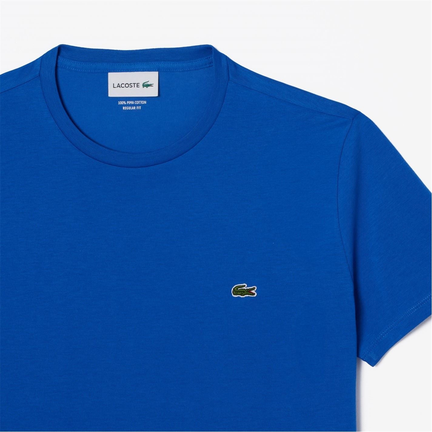 Lacoste Crocodile Logo Crew Neck Short Sleeve Jersey T-Shirt