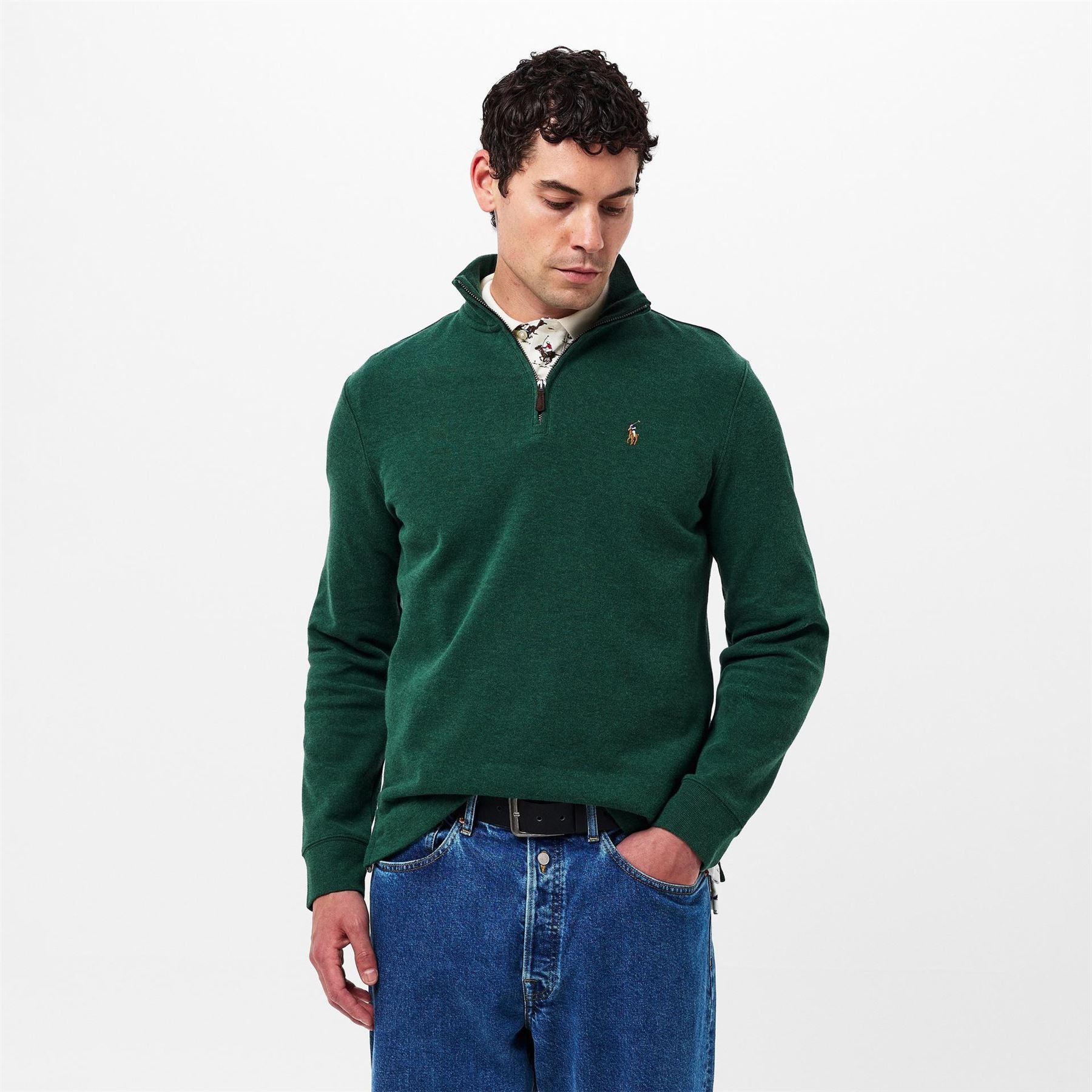Polo Ralph Lauren Fleece Quarter Zip Sweater