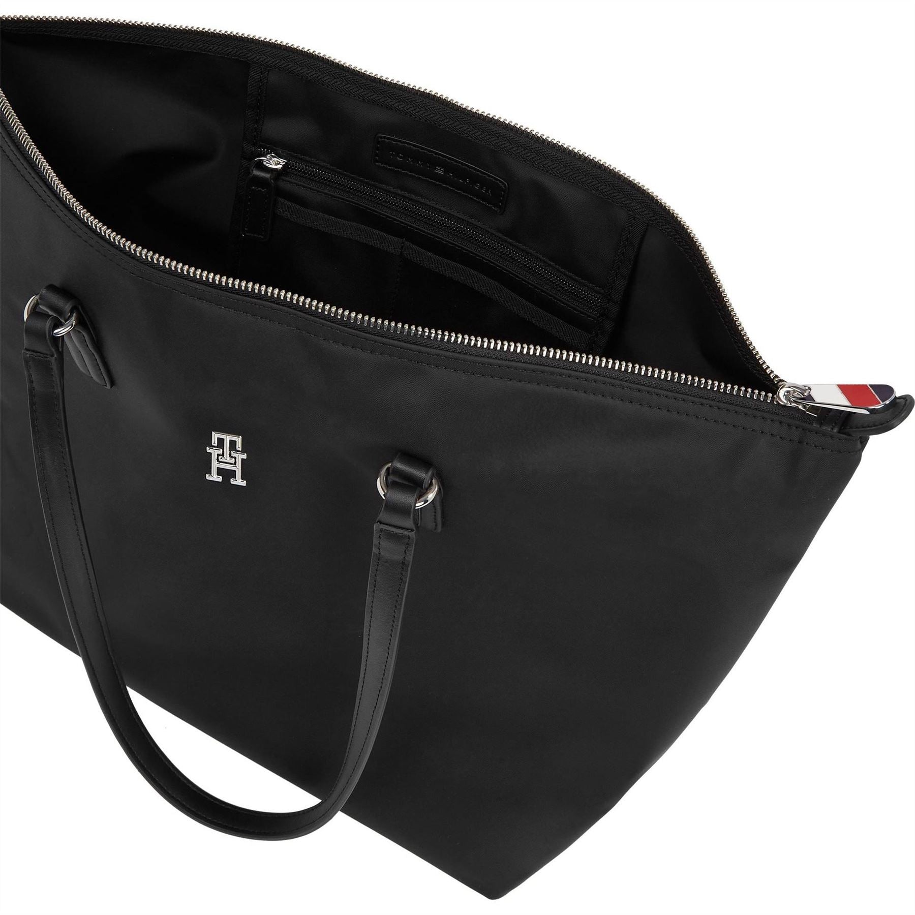 Tommy Hilfiger Monogram Plaque Tote Bag