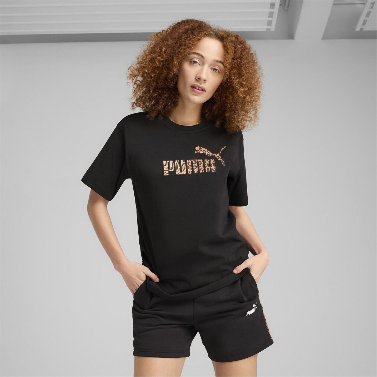 Puma Text Graphic Crew Neck Regular Fit T-Shirt
