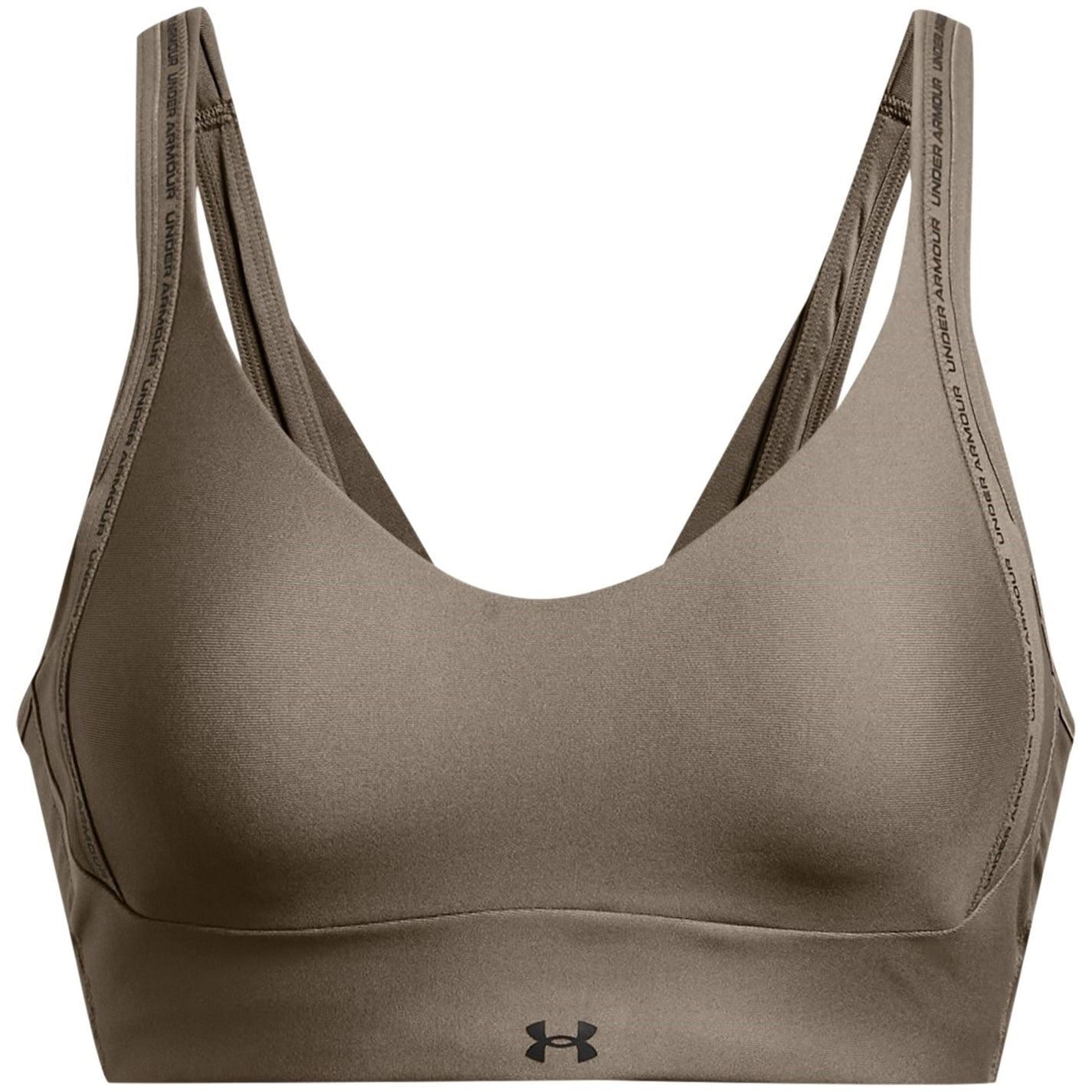 Under Armour Infin V-Neck Cropped Compression Bra