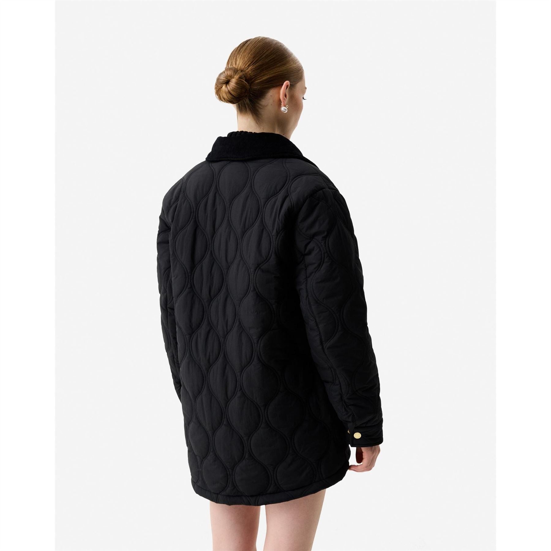 Hunter Witton Textured Snap Button Shirt Collared Jacket