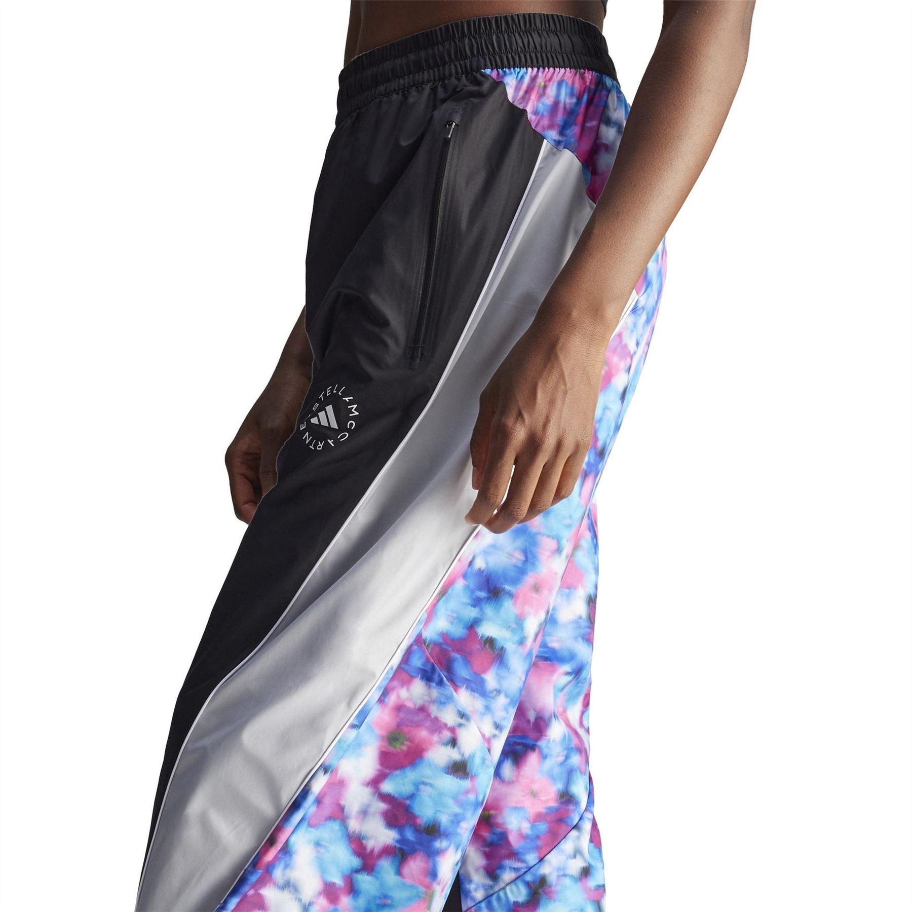 adidas Color Block Patterned Wide Leg Track Pants