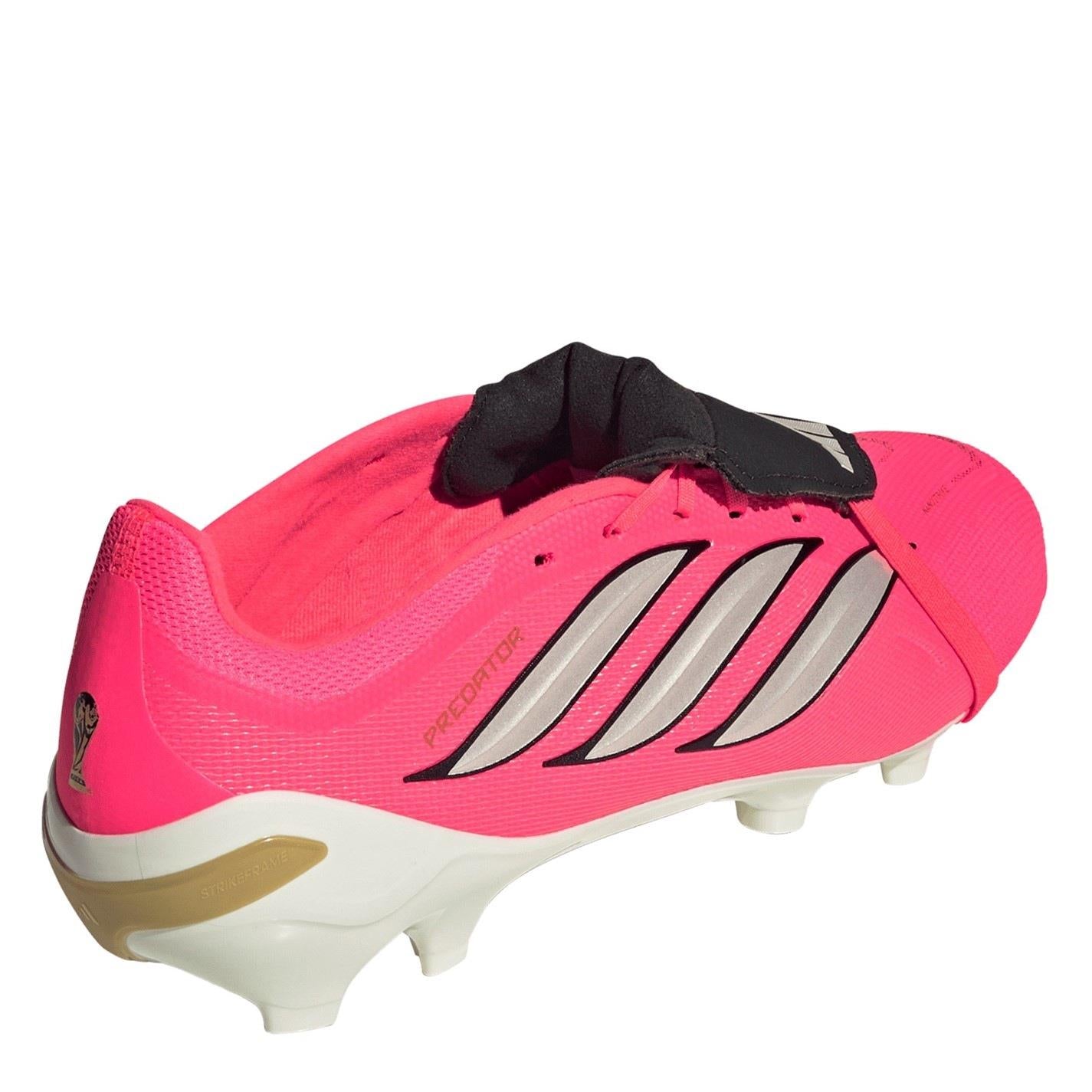 adidas Mens Predator Fold Over Tongue Academy Firm Ground Football Boots
